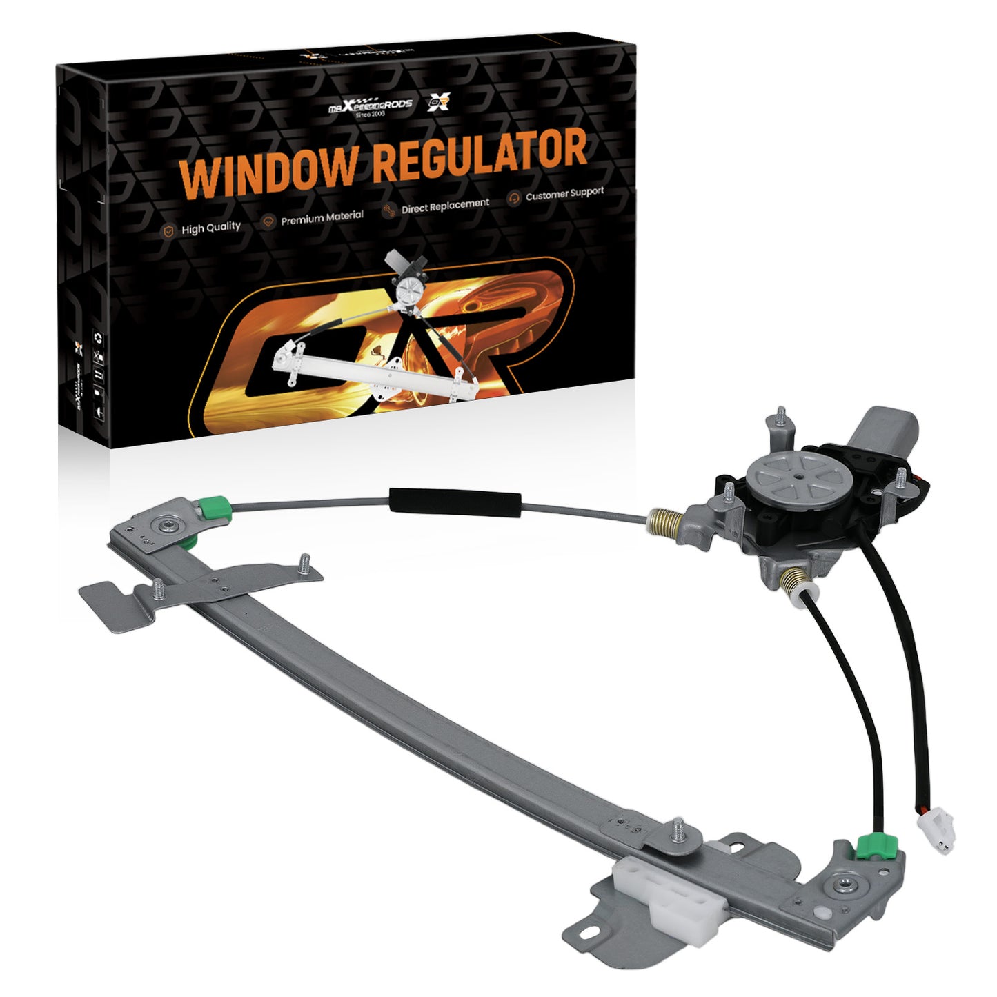 Front Left Window Regulator w/ Motor compatible For Mazda Protege 1999-2003 B25E59590D