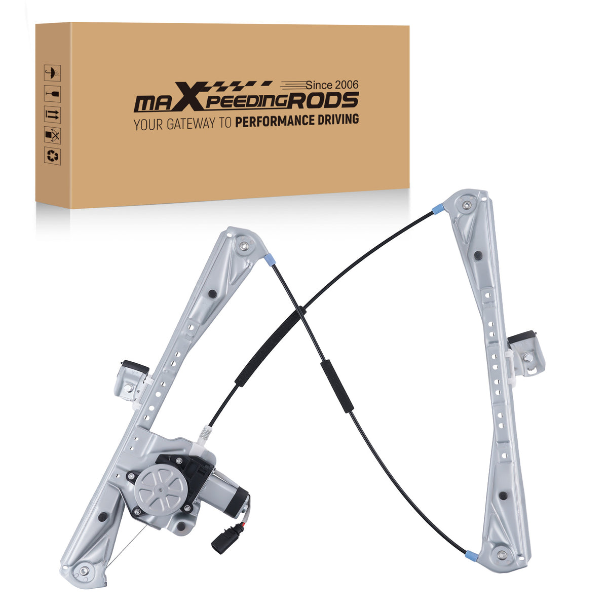 Electric Window Lifter Assembly Front Right compatible For Jaguar S-Type compatible For Lincoln LS