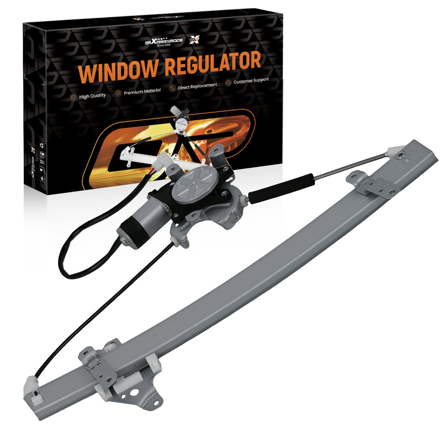 1x Power Window Regulator w/ Motor Front Right compatible For Mitsubishi Lancer 2002-03 New