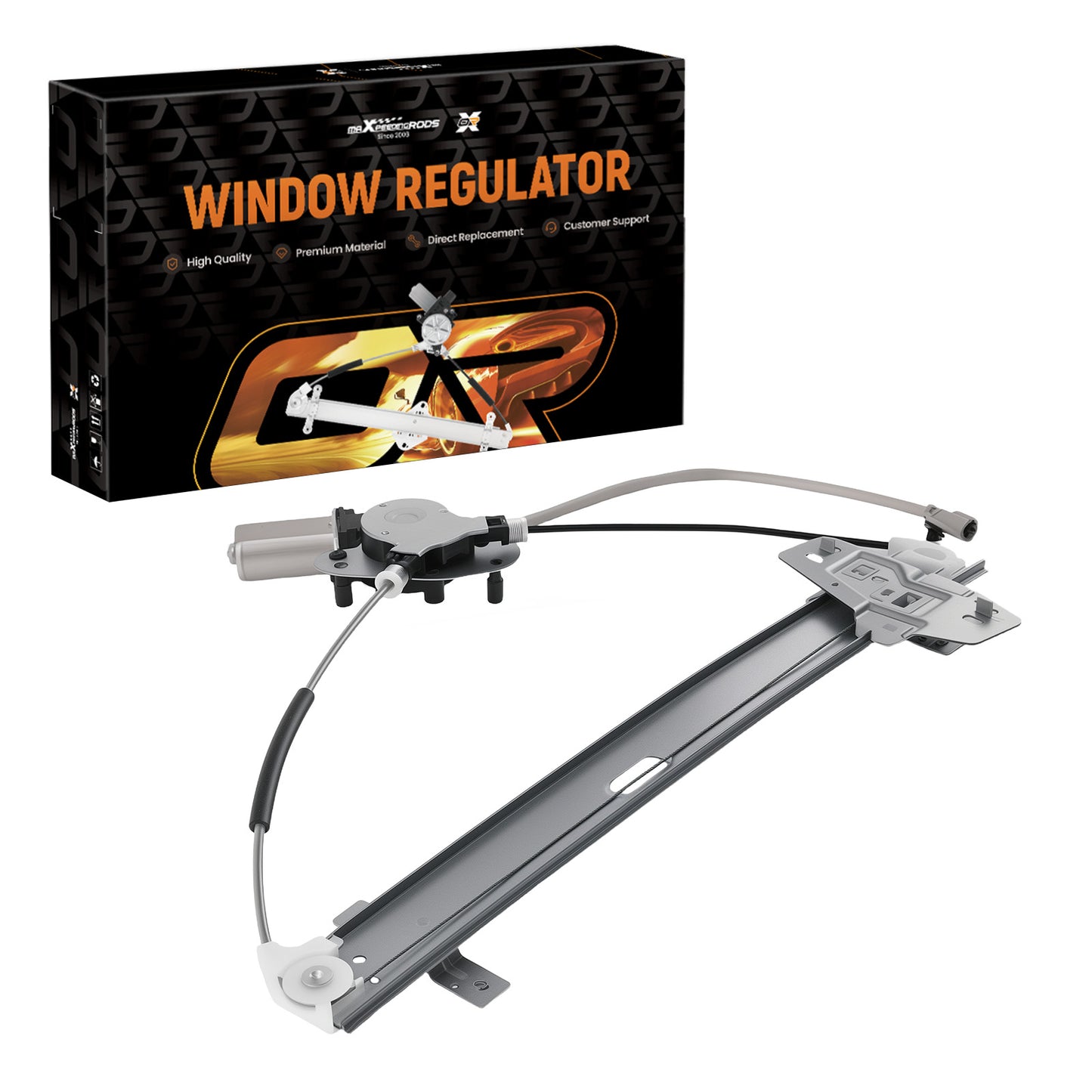 Front Passenger Window Regulator Assembly compatible For Honda Element 2003-2011