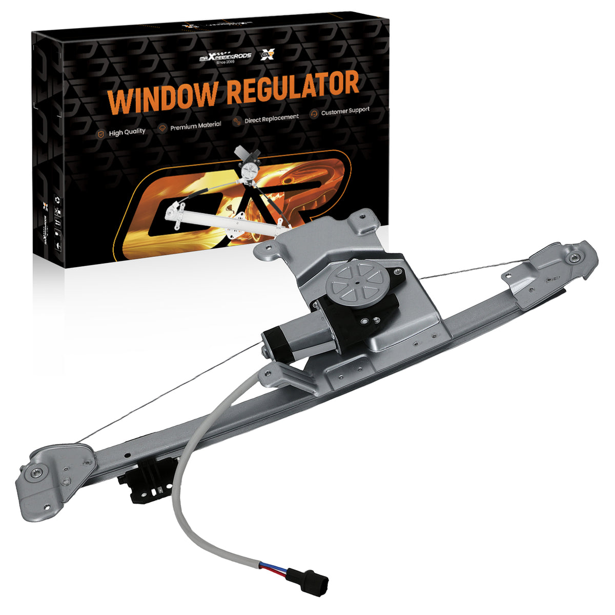 Power Window Regulator compatible For Chevrolet Colorado GMC Canyon 04-12 Rear Right Side