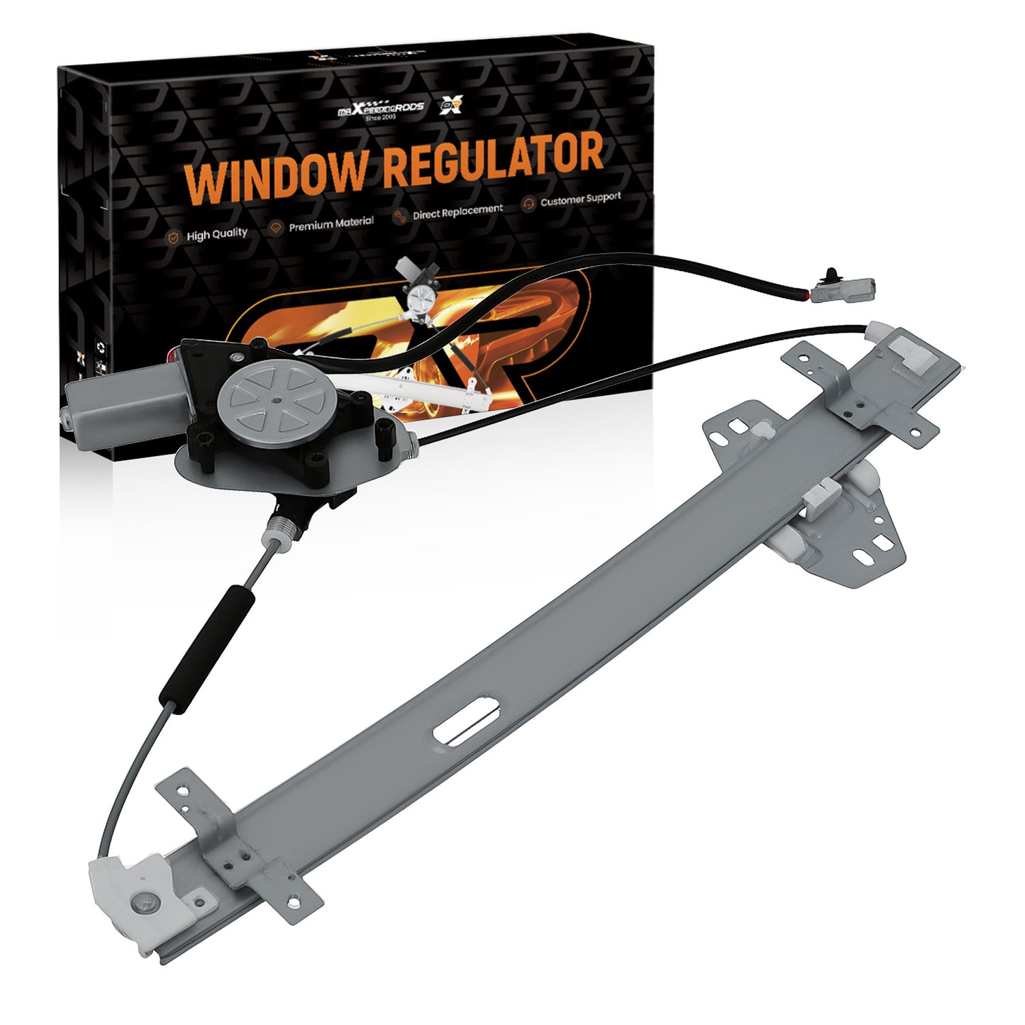Power Window Regulator w/Motor compatible For Honda Pilot 2003-2008 Rear Left 72750S9VA01