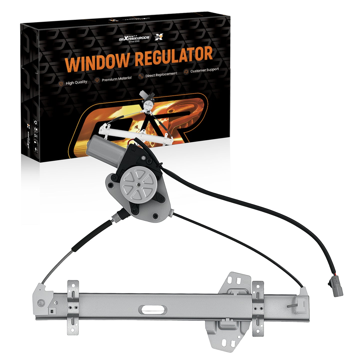 Power Window Regulator Rear Left compatible For ACURA MDX 01-06 748-558 748558