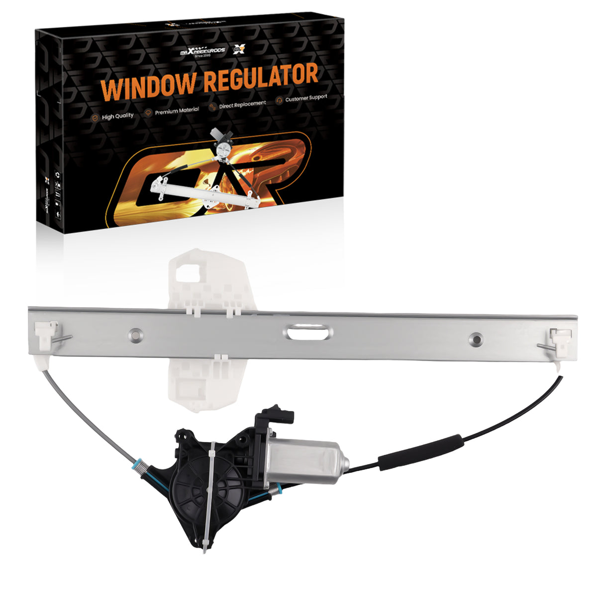 Power Window Lifter compatible For Jeep Wrangler 2007-2017 Rear Right 748-911 2-Pin