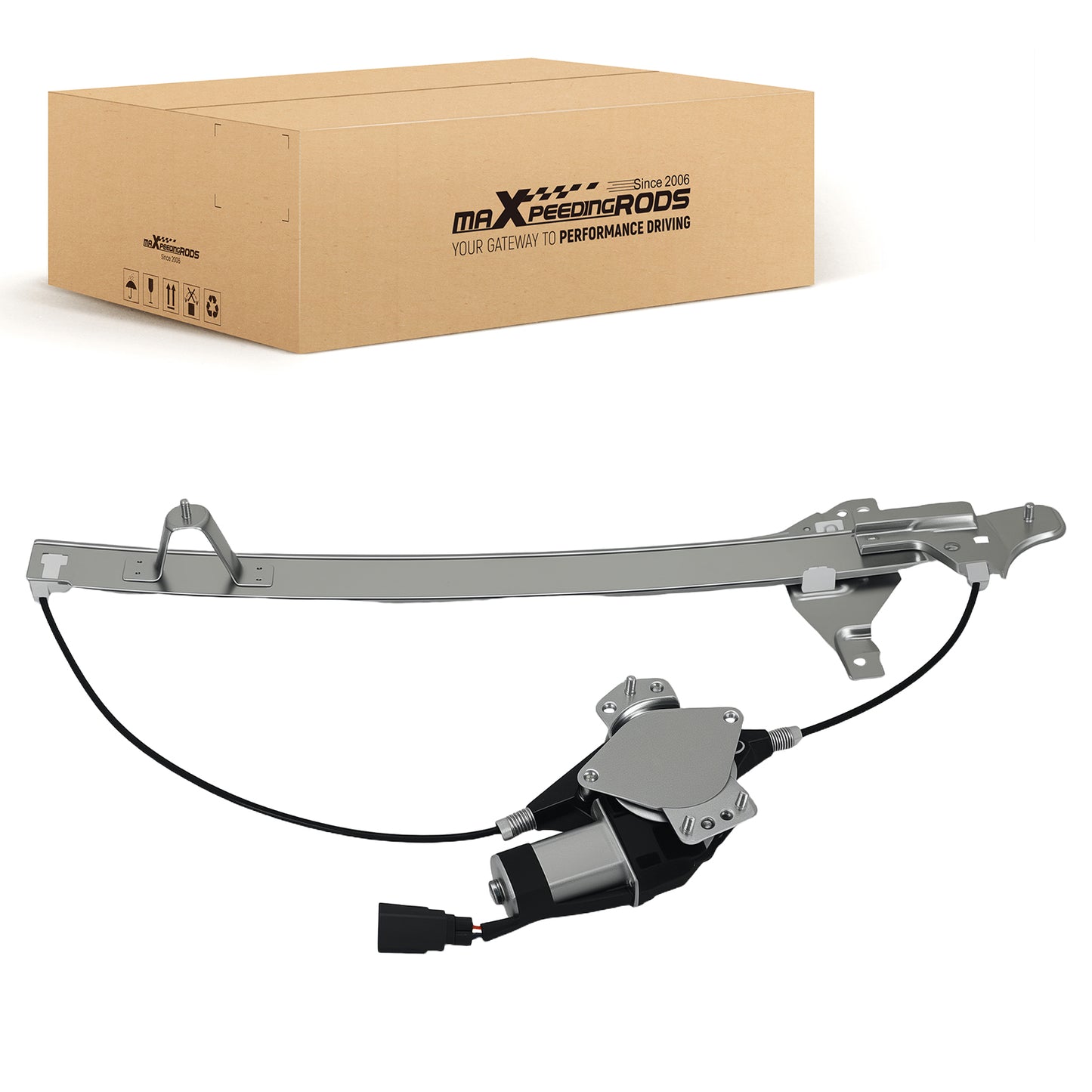 Left Rear Power Window Regulator compatible For Ford F-250 F-350 F-450 2013-16 w/Motor