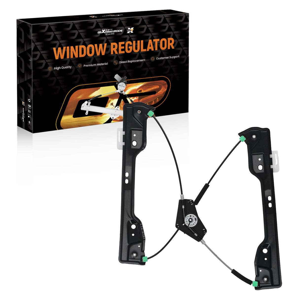 Front Left Window Regulator Assembly compatible For Dodge Journey 09-20 752268