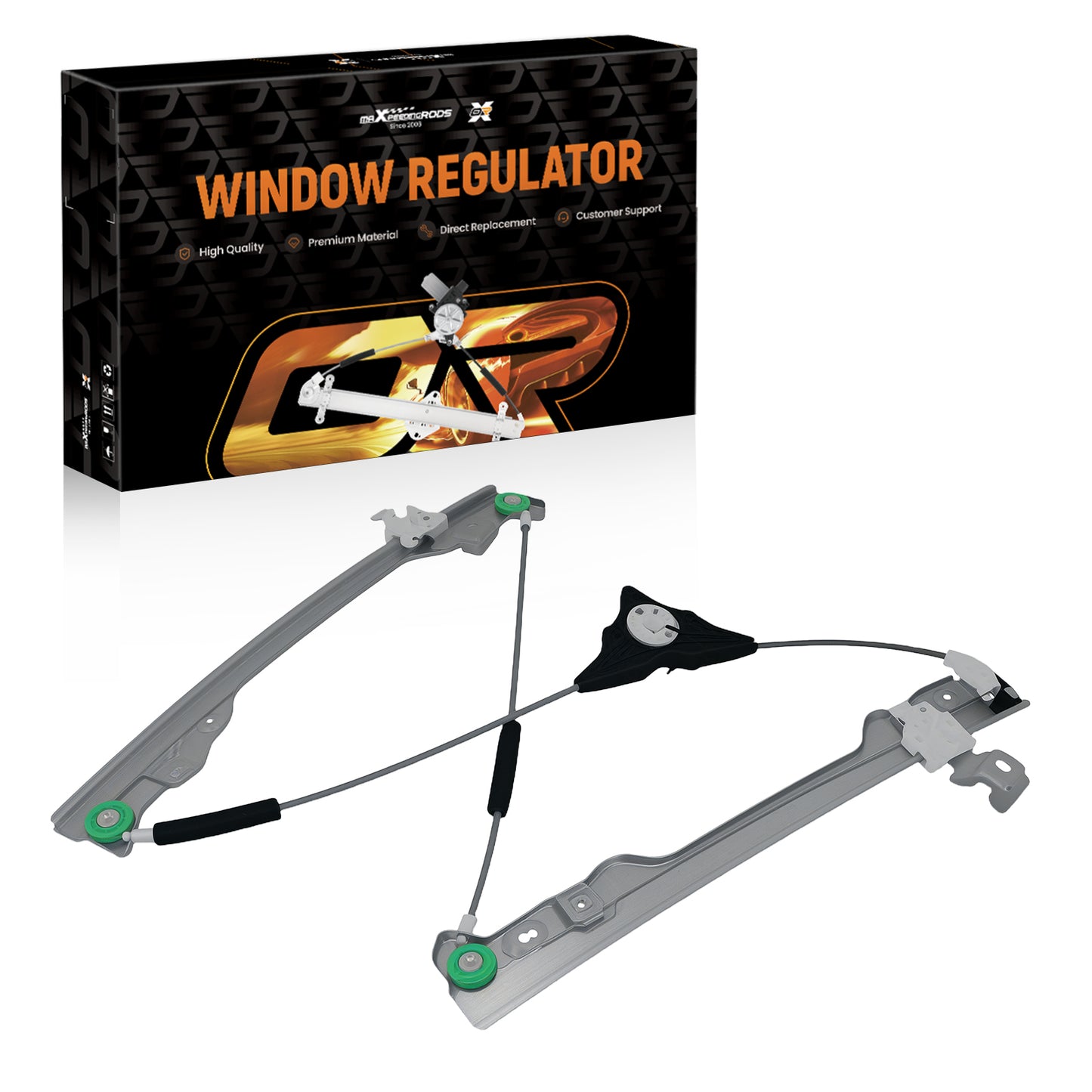 Driver Door Window Regulator compatible For Nissan Murano 09-14 3.5L 807211AA0A 752424