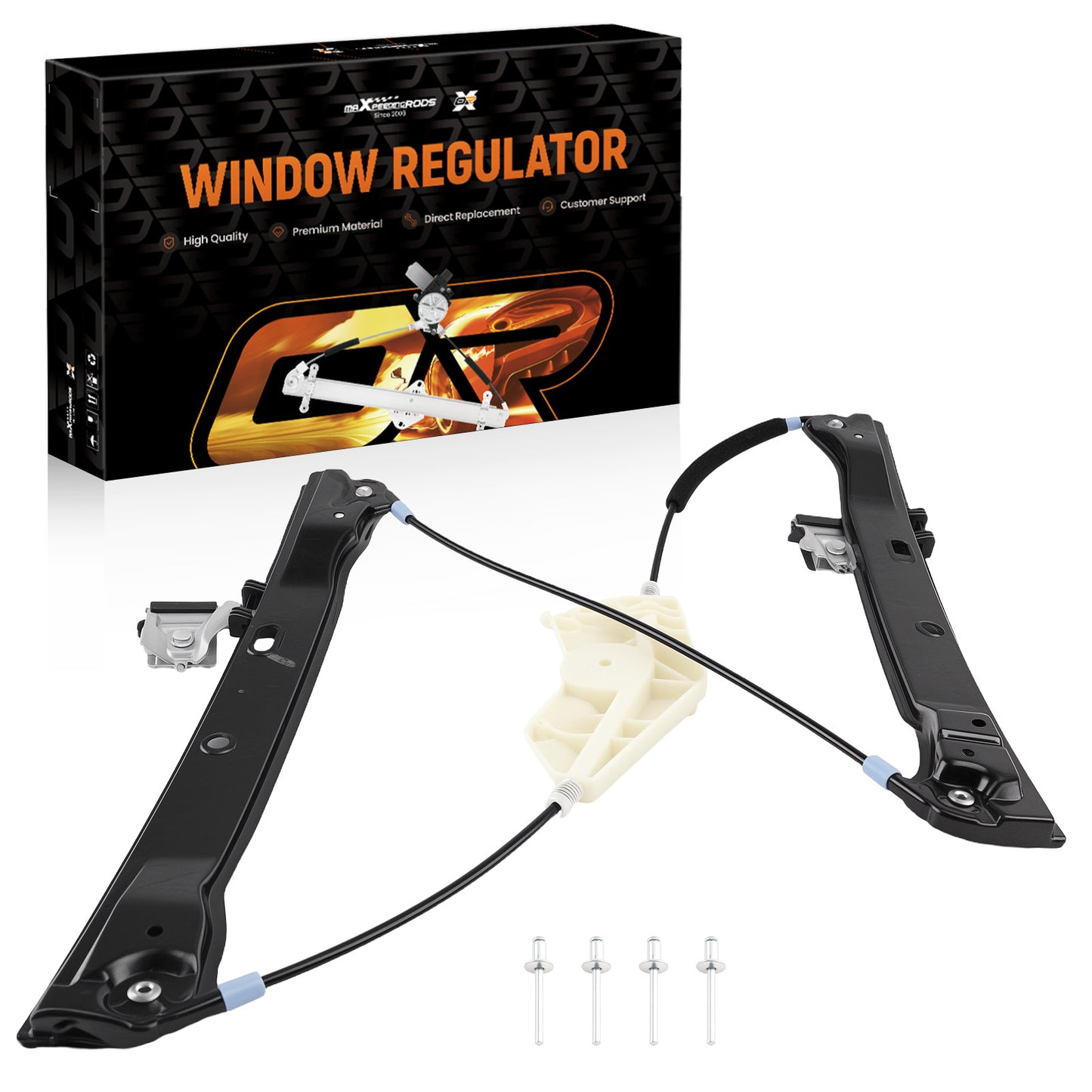 Front Right Power Window Regulator compatible For Mercedes W204 W212 2008-2016 752-695