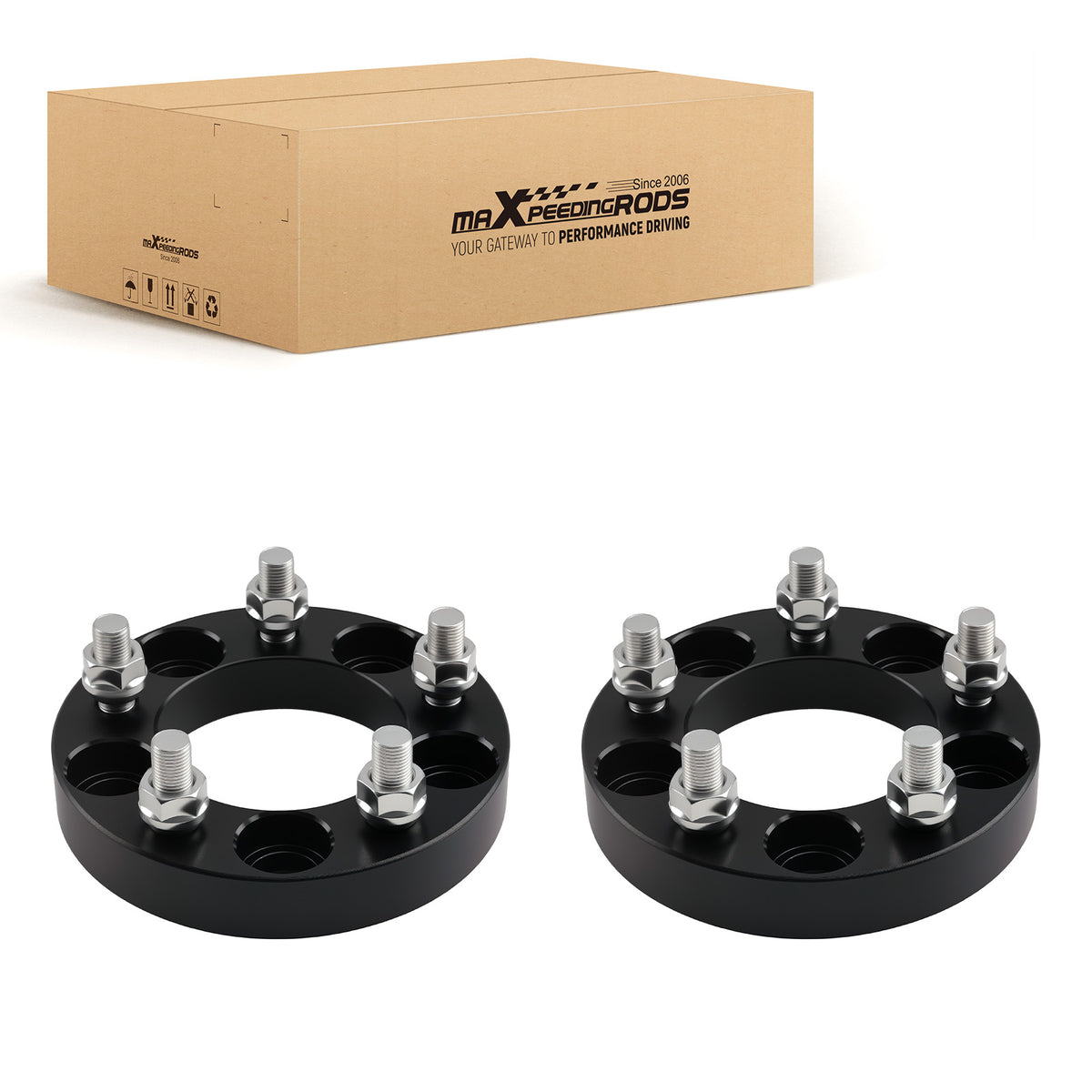 1 inch Hub Centric Wheel Spacers compatible For Jeep Cherokee Comanche 5x4.5 1984-1992
