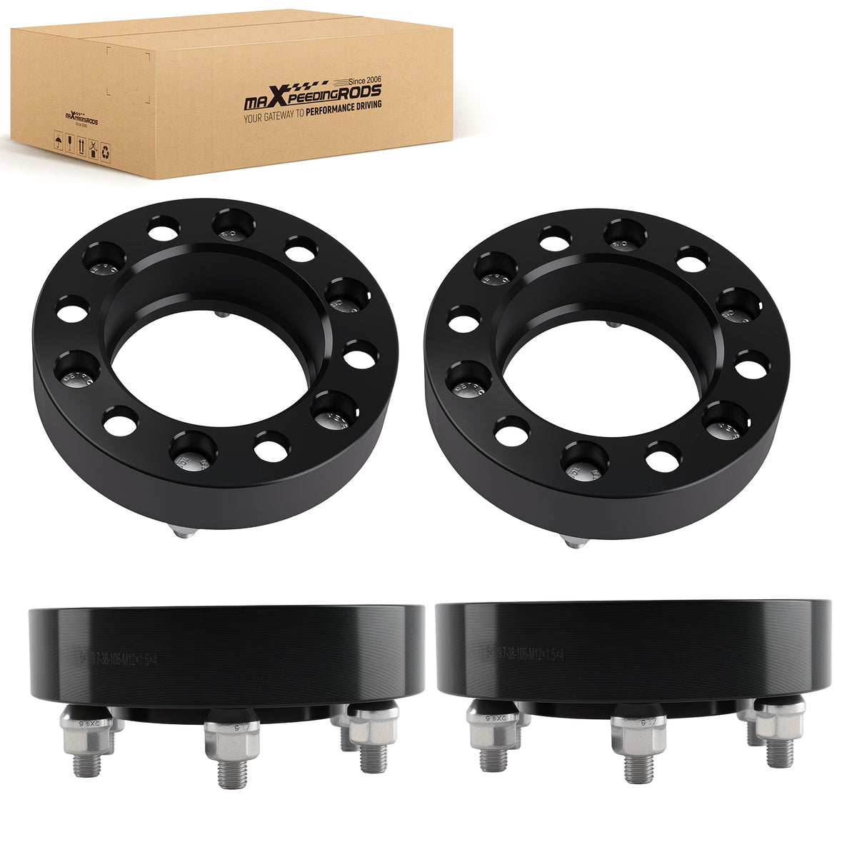 1.5 Inch Wheel Spacers compatible For Toyota 4Runner Tundra Sequoia 2000-2022 6x139.7mm
