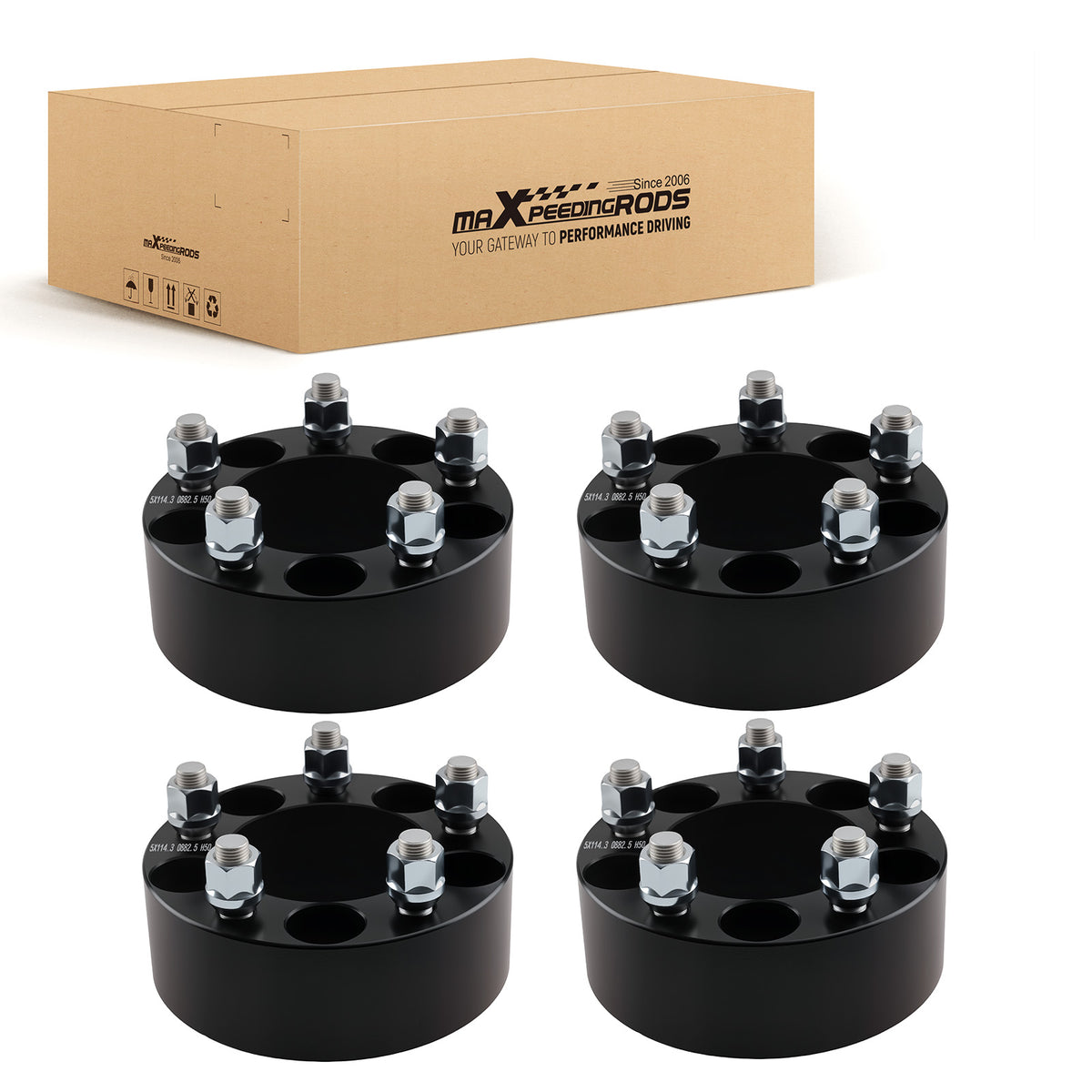 2 Inch 5x114.3 Wheel Spacers compatible For Jeep Cherokee/Liberty/Grand Cherokee 1984-2013