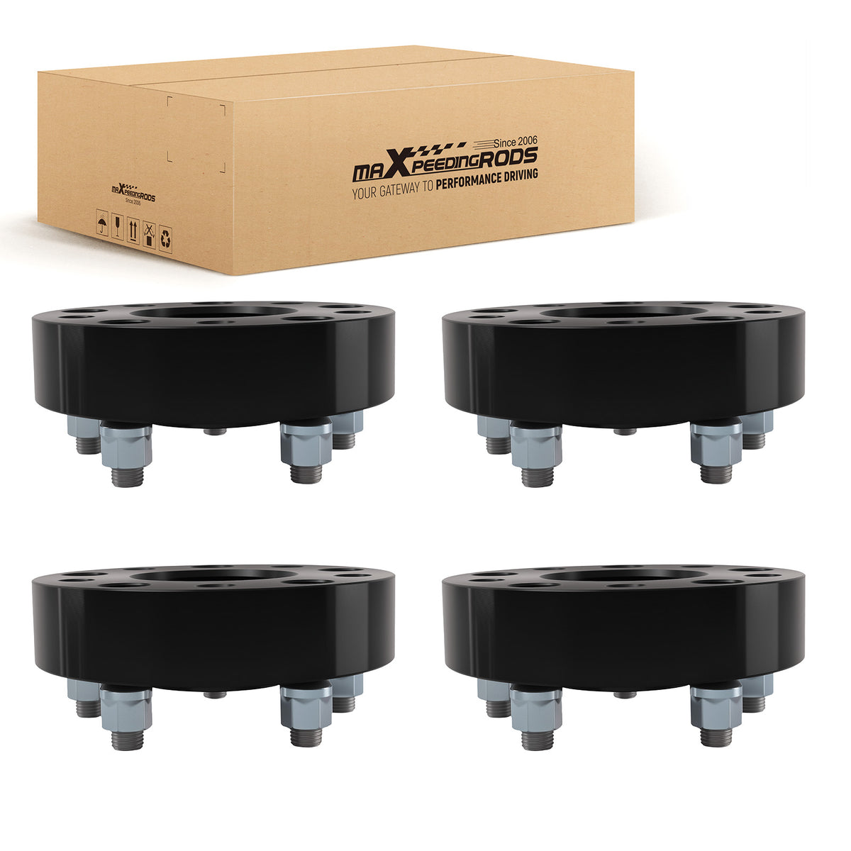 1.5 inch Aluminum Spacers compatible For Jeep Grand Cherokee L WK 2021-2023 5x5 Hub