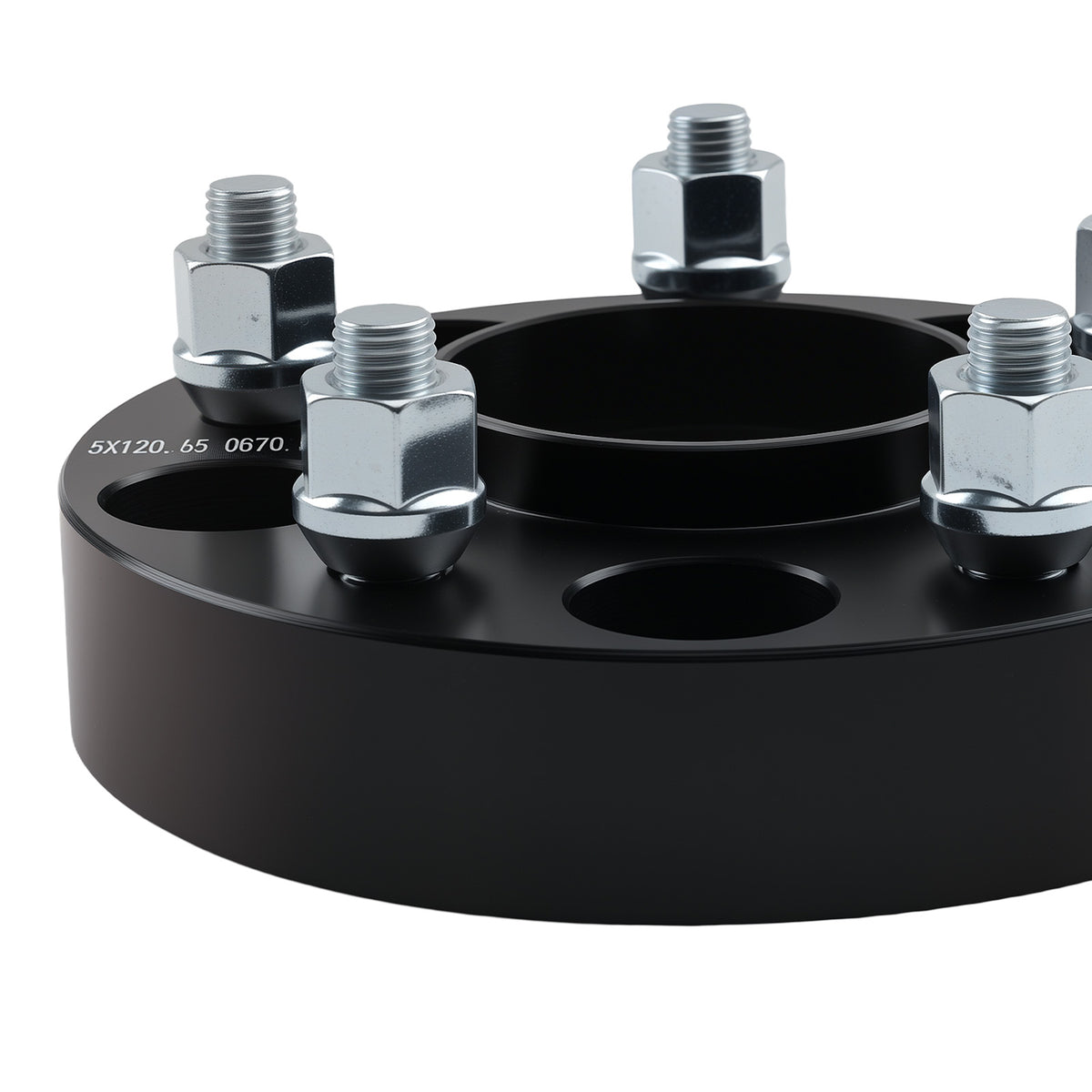 4pc 1.25 Inch Wheel Spacers compatible For Cadillac XLR compatible For Corvette 5x4.75 70.5mm M12x1.5
