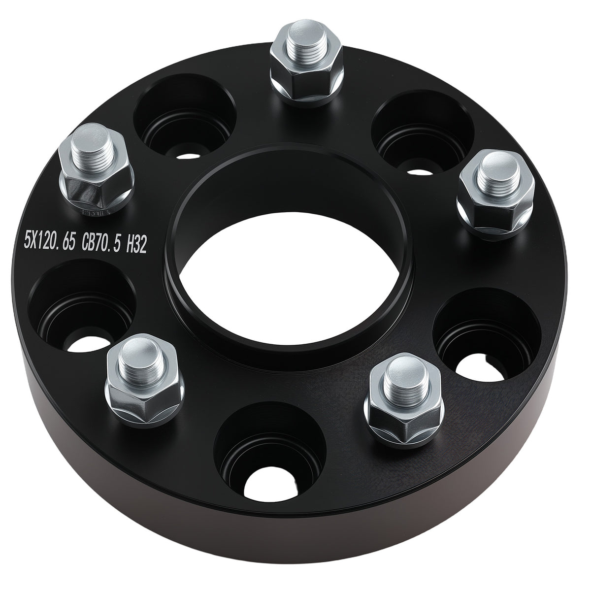 4pc 1.25 Inch Wheel Spacers compatible For Cadillac XLR compatible For Corvette 5x4.75 70.5mm M12x1.5