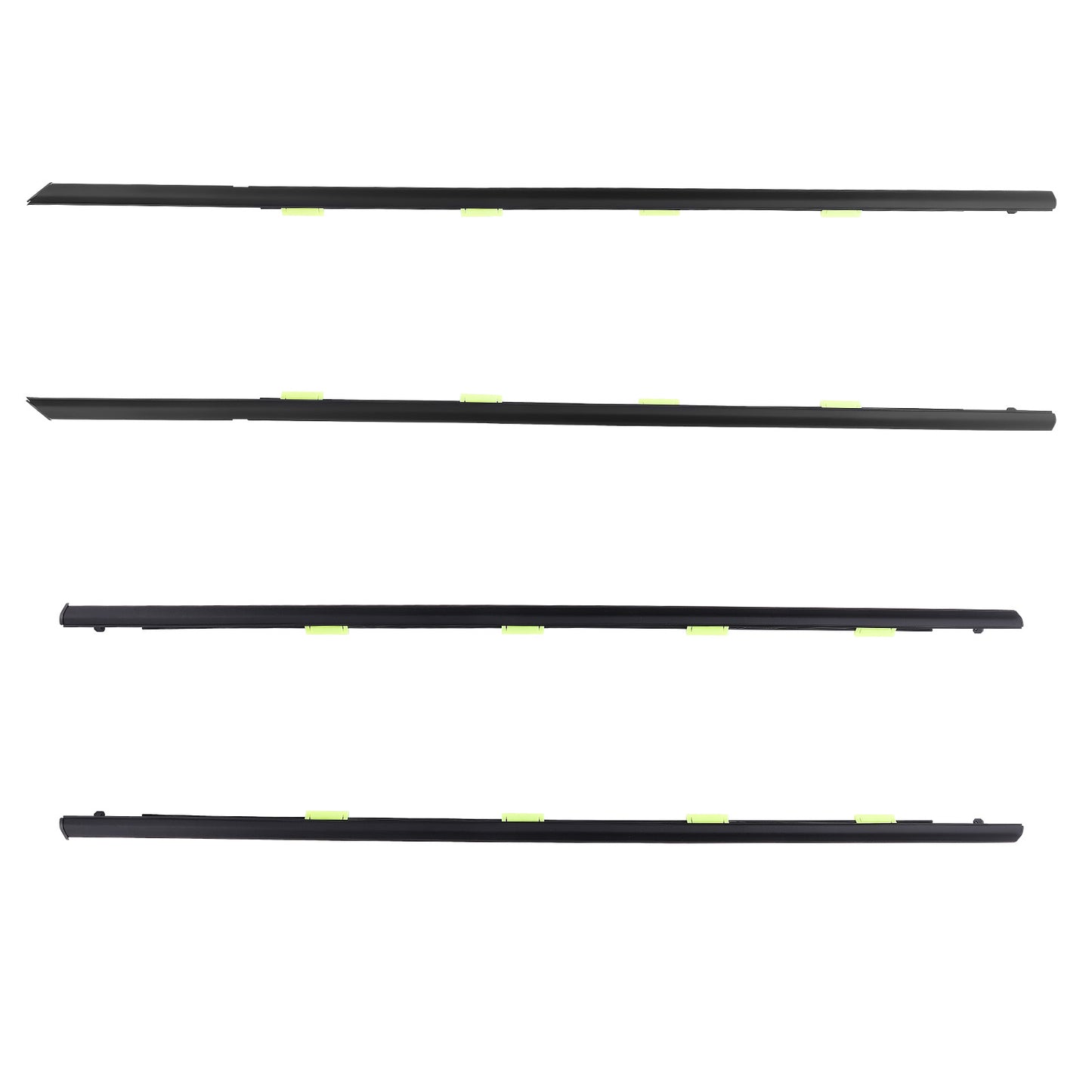 Outer Door Belt  Weatherstrip Window Seal Molding Set compatible For Honda Civic Sedan 96-00