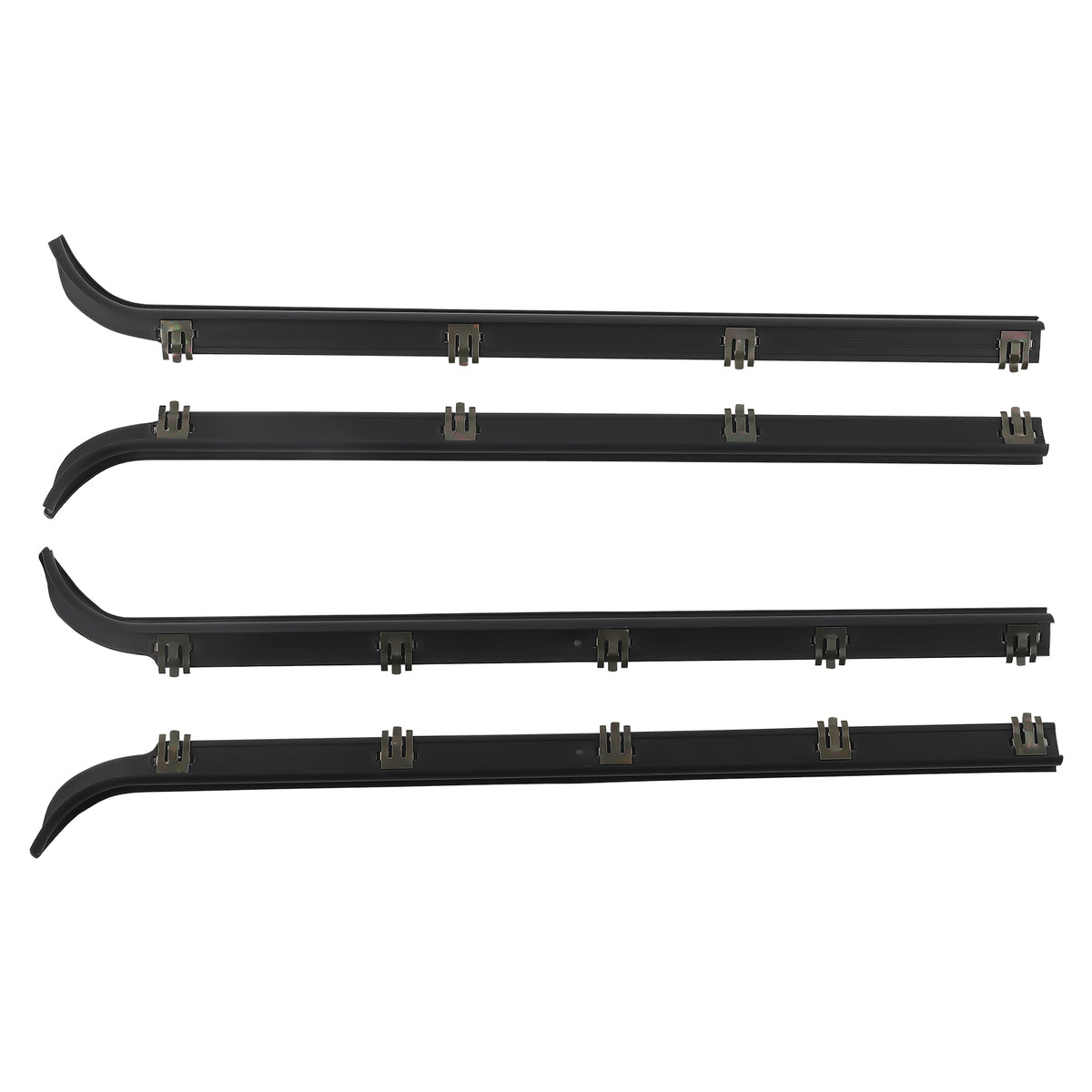 Door Window Seal Belt  Weatherstrip compatible For Ford F150/F250/F350 87-1997 E7TZ1521452A