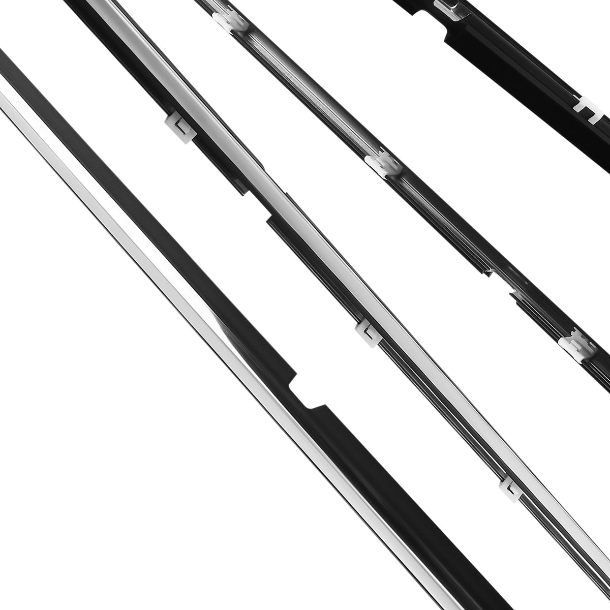4 Chrome Front Rear Door Belt Moulding compatible For Toyota Camry 2002-200675710-33080