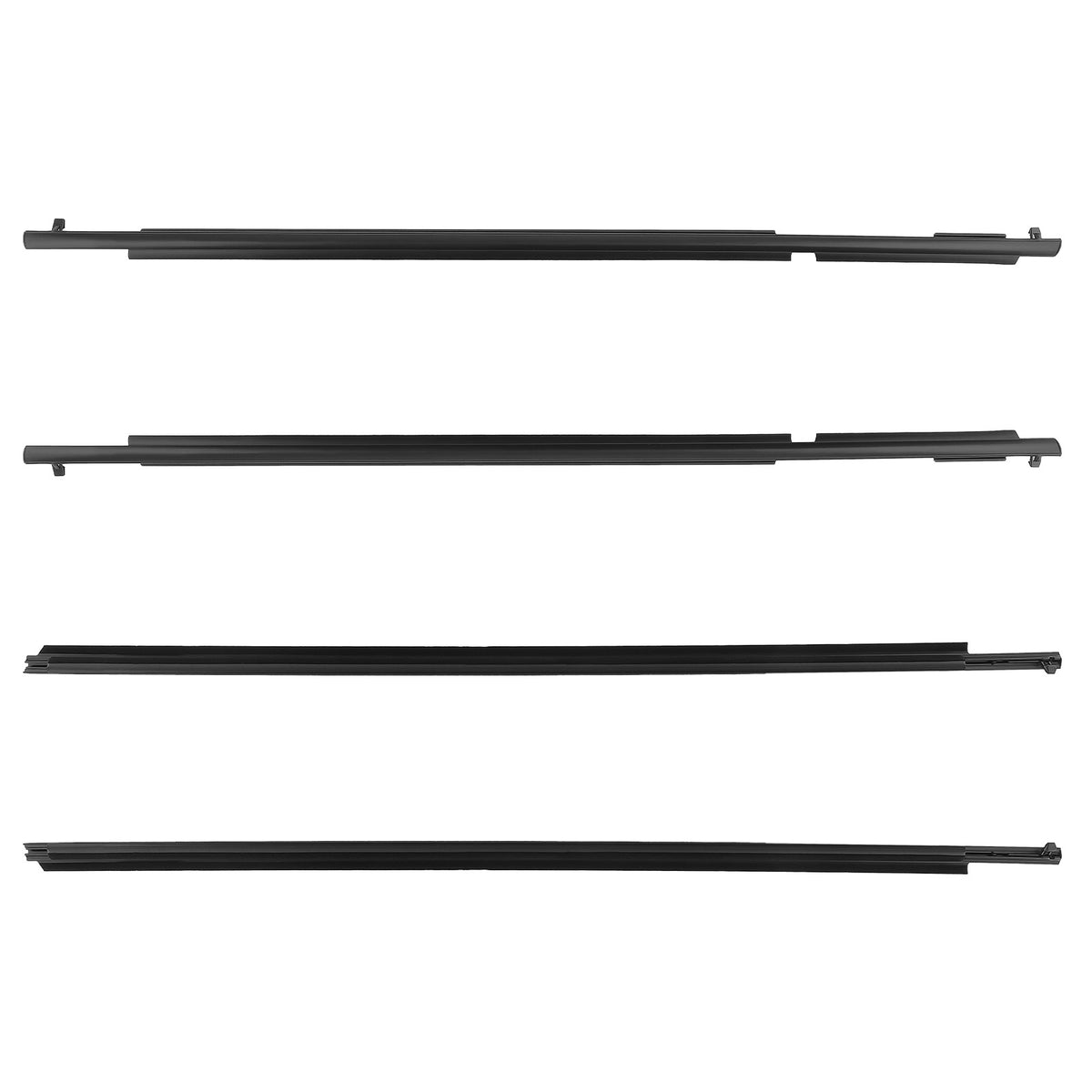 Door Belt  Weatherstrip Rubber Seal Set compatible For Toyota 4Runner 2010-2024 75712-35011