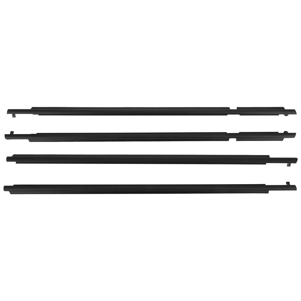 4x Rubber Window Seal  Weatherstrip compatible For Toyota RAV4 2006 2007 2008 75720-42030