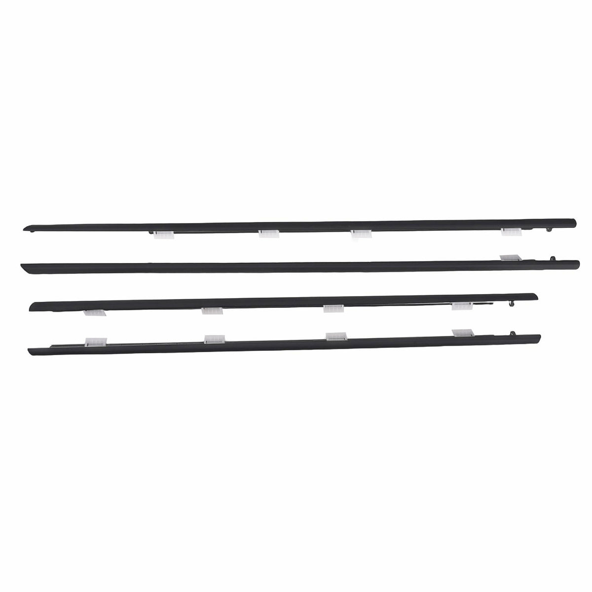 4-Door Window Sweep Belt compatible For Honda Civic DX 2001-2005 72410-S5A-003 Complete Set