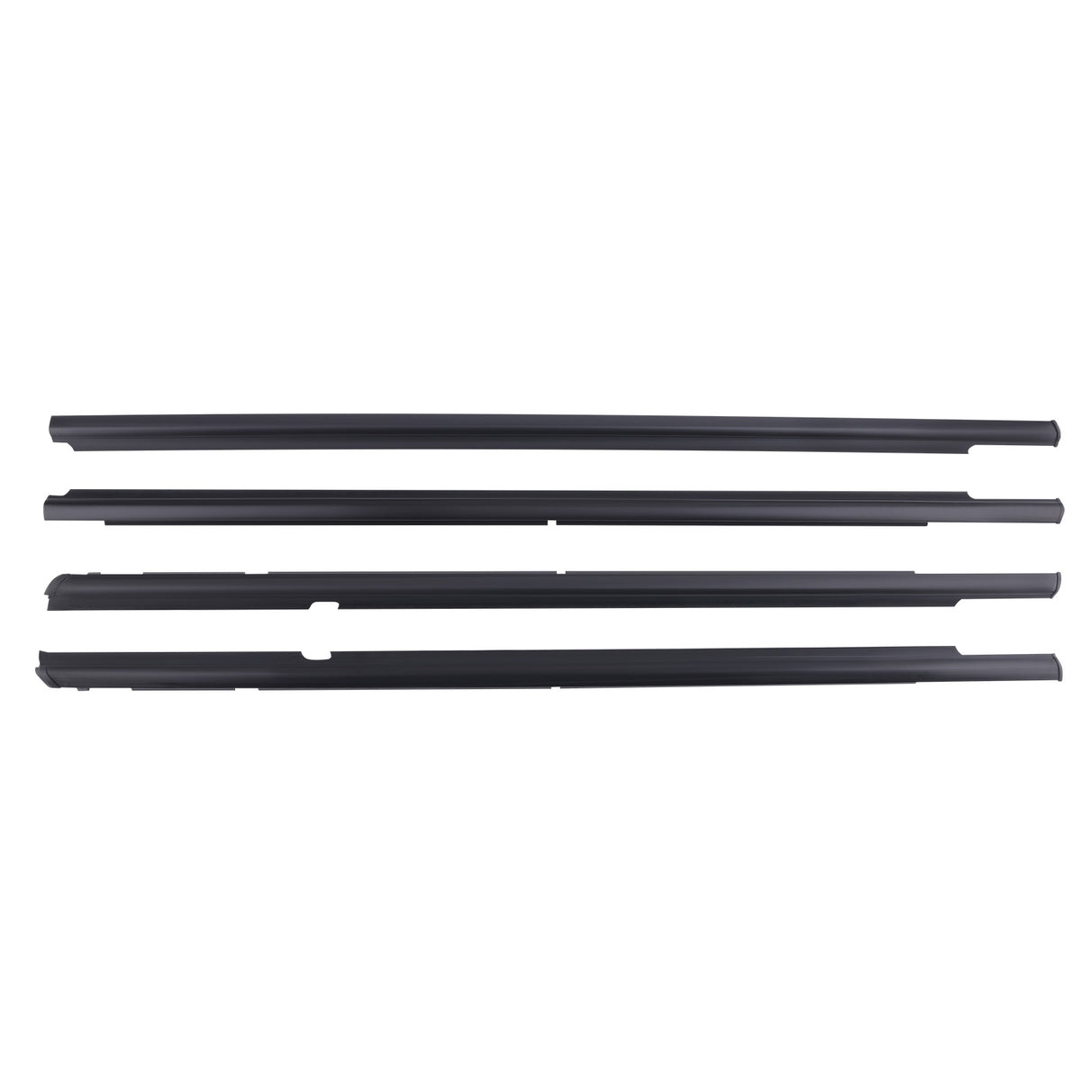 4 Pcs  Weatherstrip Door Seal Belt Kit compatible For MITSUBISHI LANCER 2008-17 For 5727A005