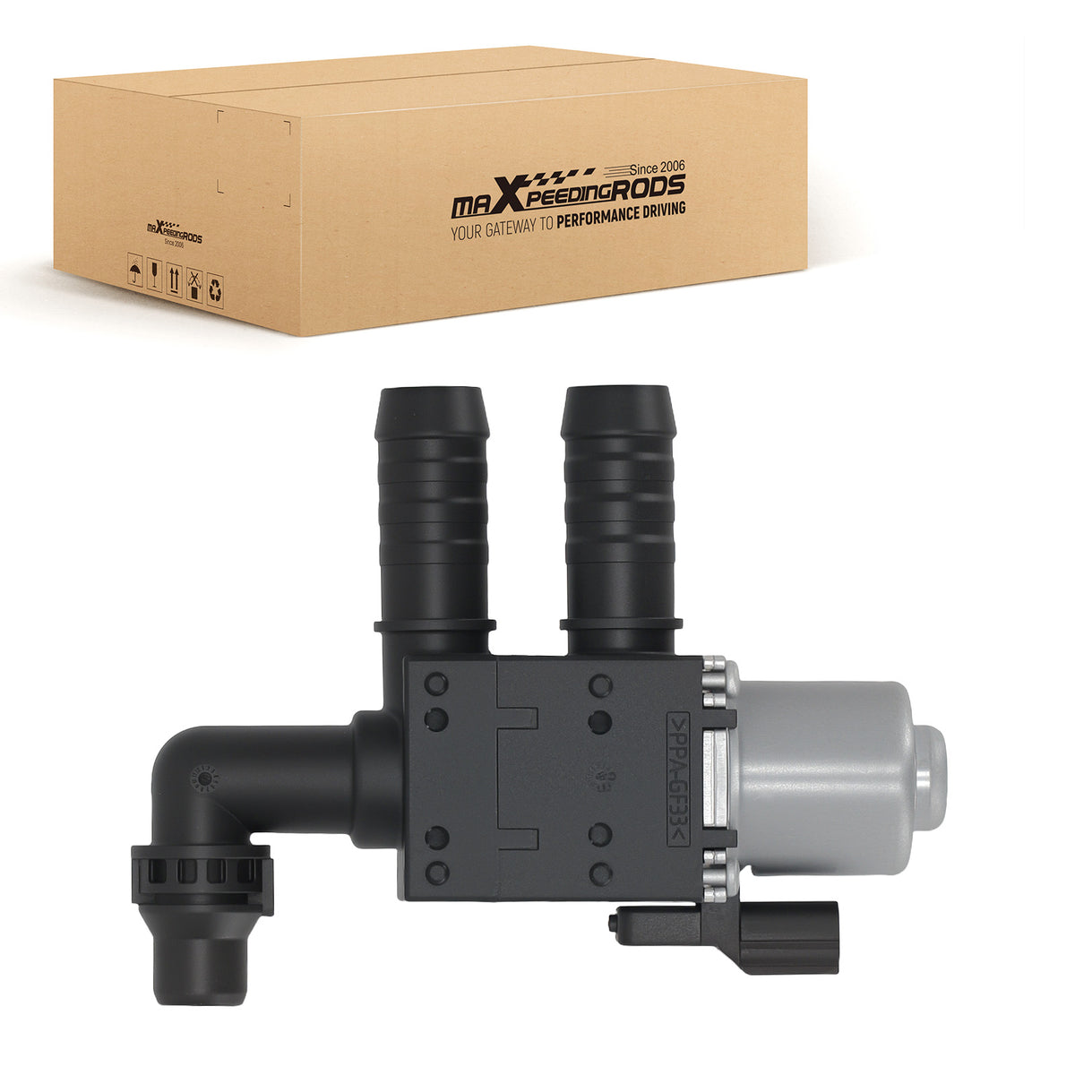Black Cooling Control Valve compatible For Ford Escape Transit Connect 13-19 CV6Z-8C605-T