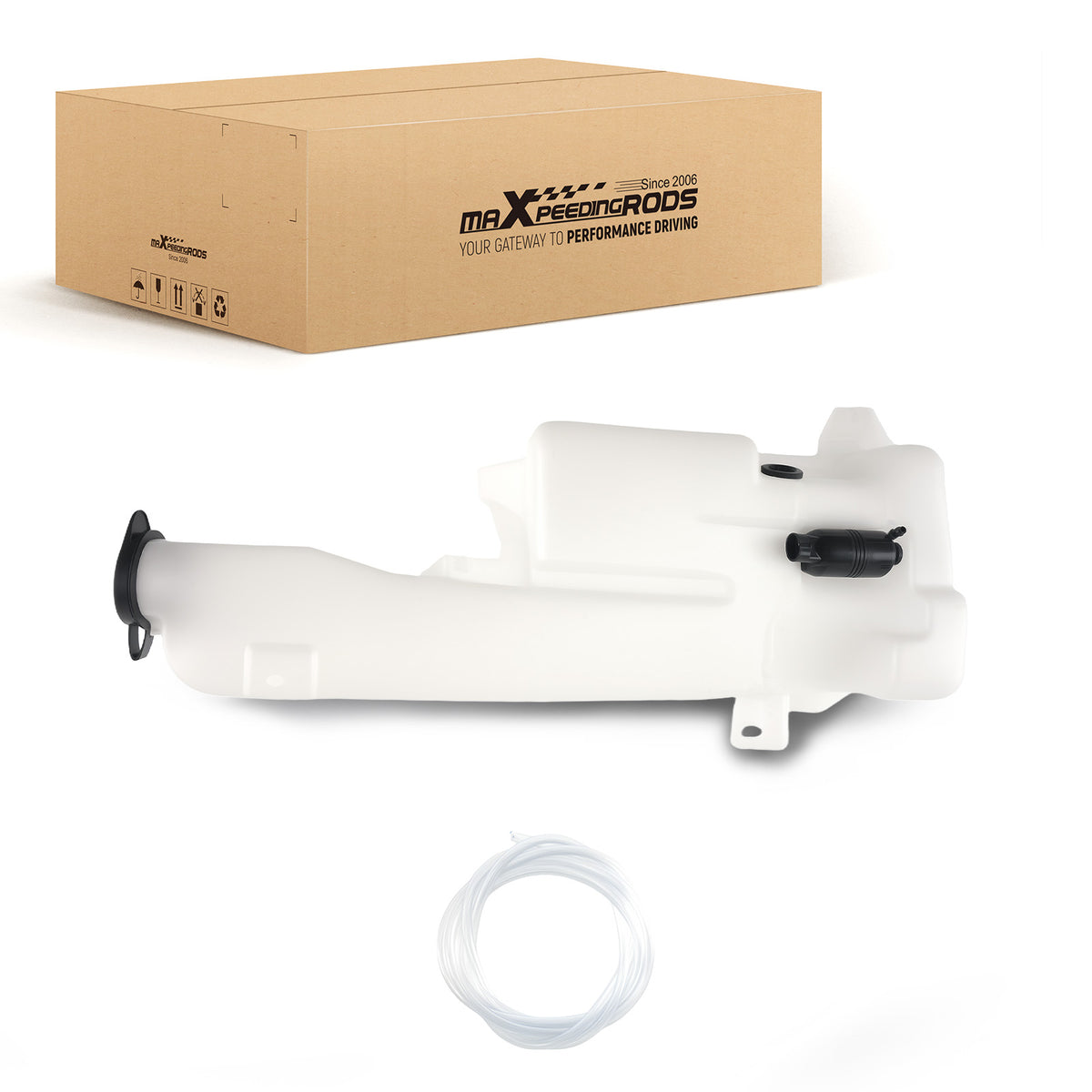 Front Washer Fluid Reservoir compatible For GMC Sierra 1500/2500/3500 99-07 GM1288121