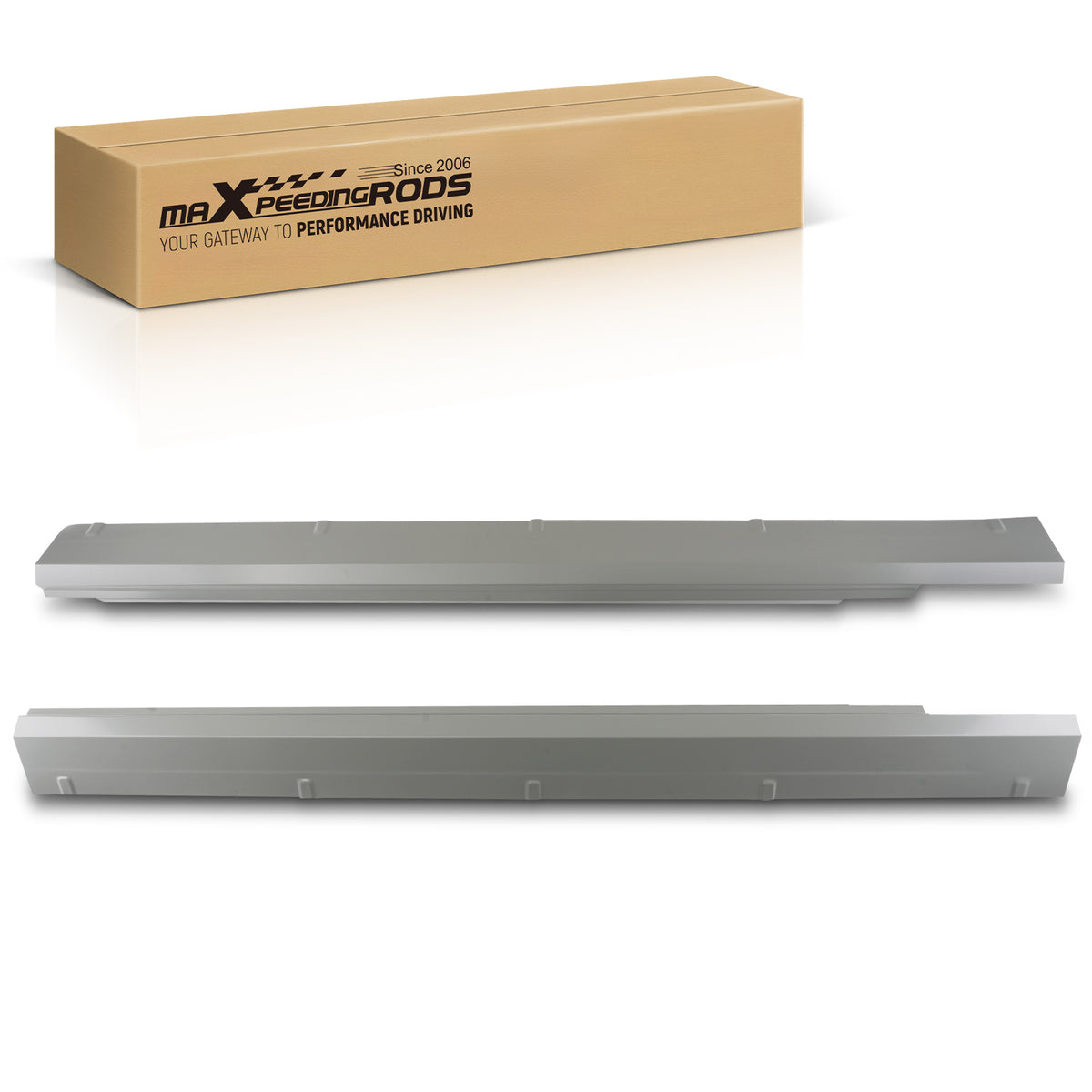 Rocker Panels Pair compatible For Chevrolet Silverado GMC Sierra Extended Cab 2014-2018