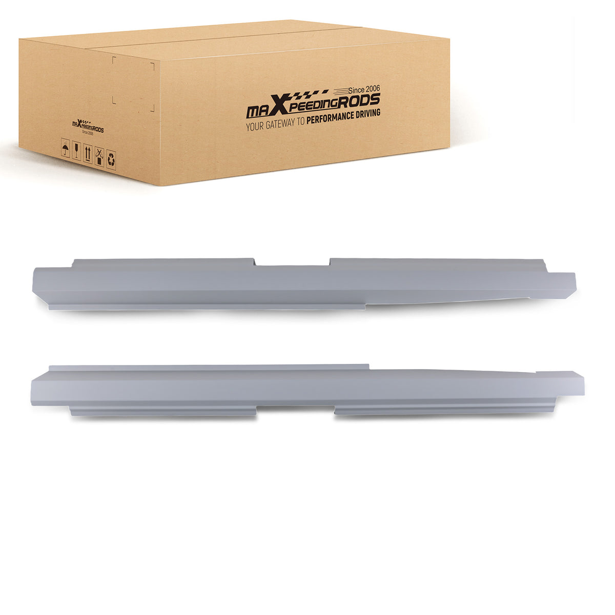 Outer Rocker Panel Pair compatible For Toyota Corolla 03-08 Left Right Side