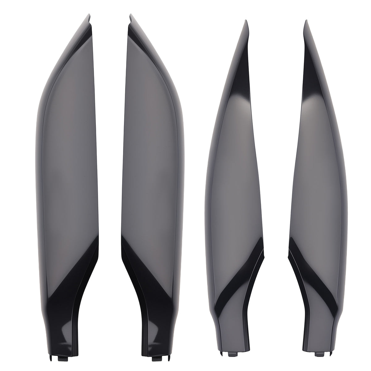 4PCS ABS Roof Rail End Cover compatible For Toyota Land Cruiser Prado FJ150 2010-2018