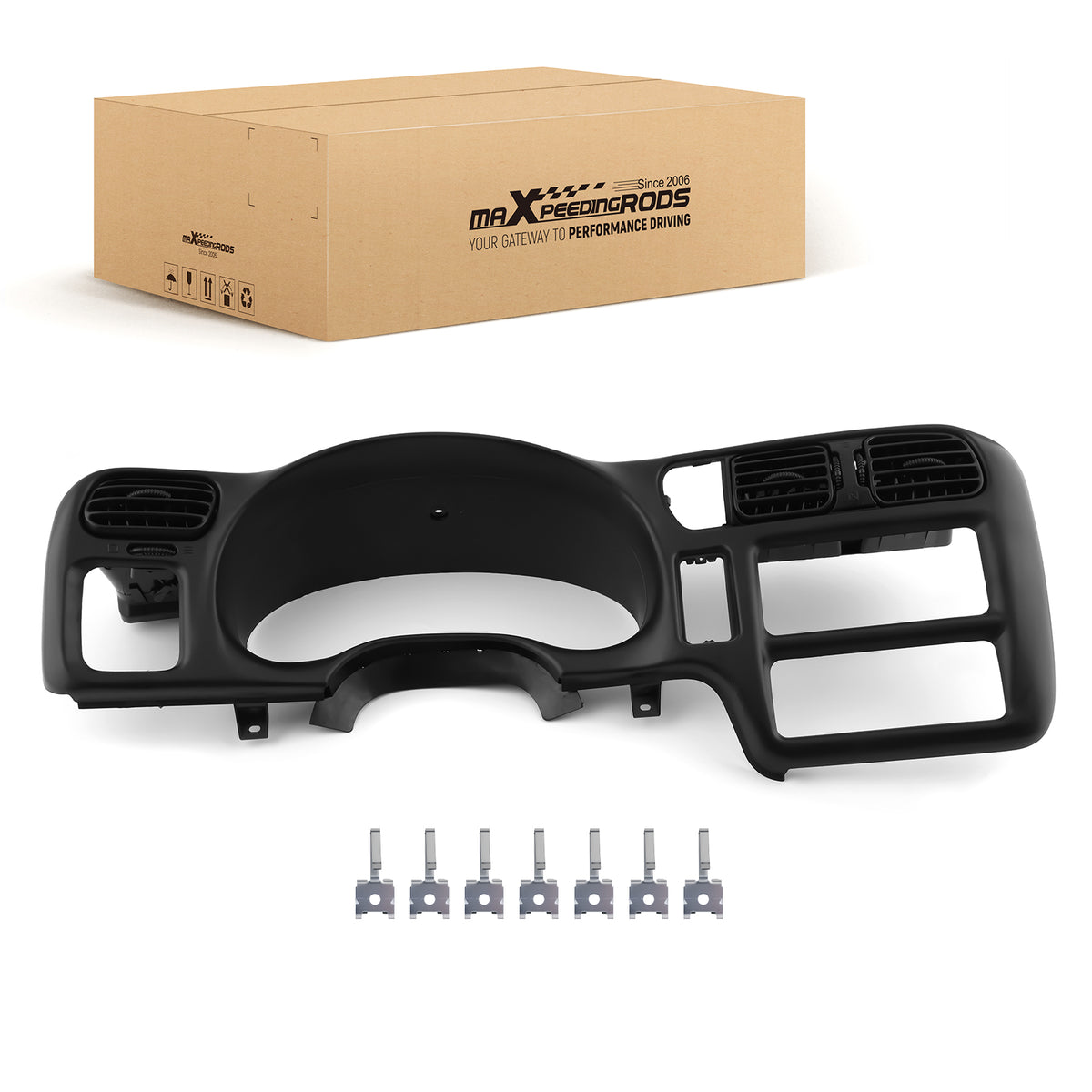 Center Console Dashboard compatible For Chevrolet S10/Blazer 1998-2004 15013766 Plastic