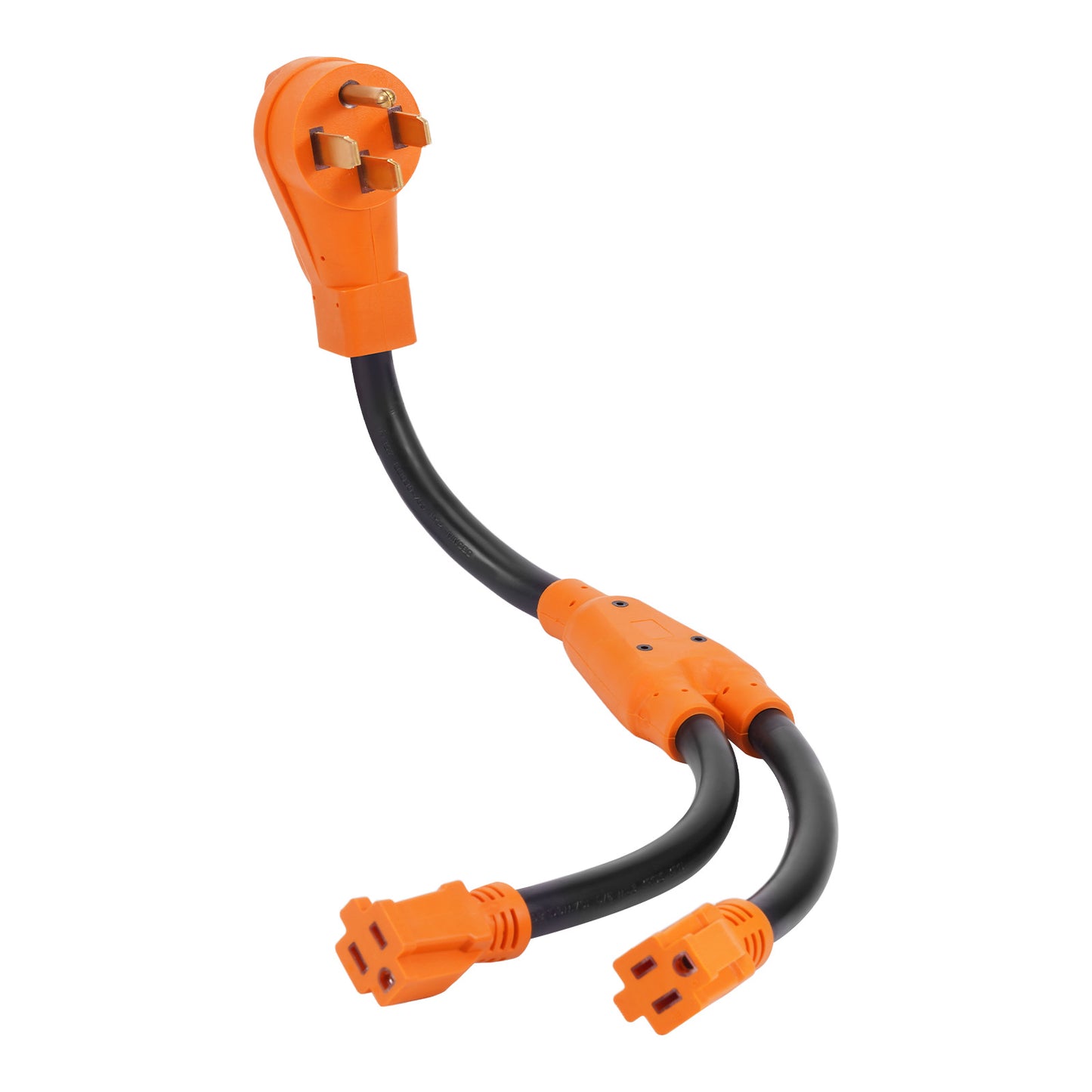 Power Adapter Cable 14-50P to 5-15Rx2 for Generator MXR6000GT