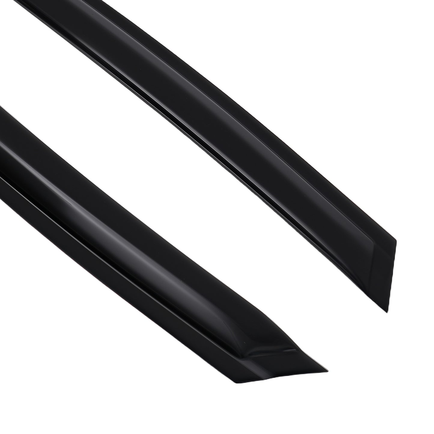 Window Visors Sun Rain Guards Deflector compatible For Honda Accord 2018-2022 4Dr Black