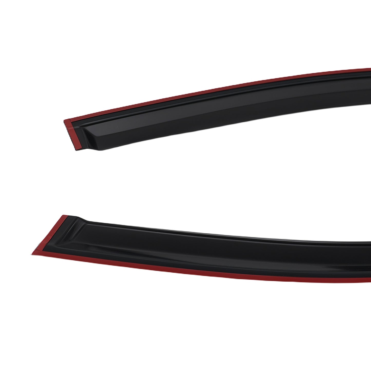 Window Visors Sun Rain Guards Deflector compatible For Honda Accord 2018-2022 4Dr Black