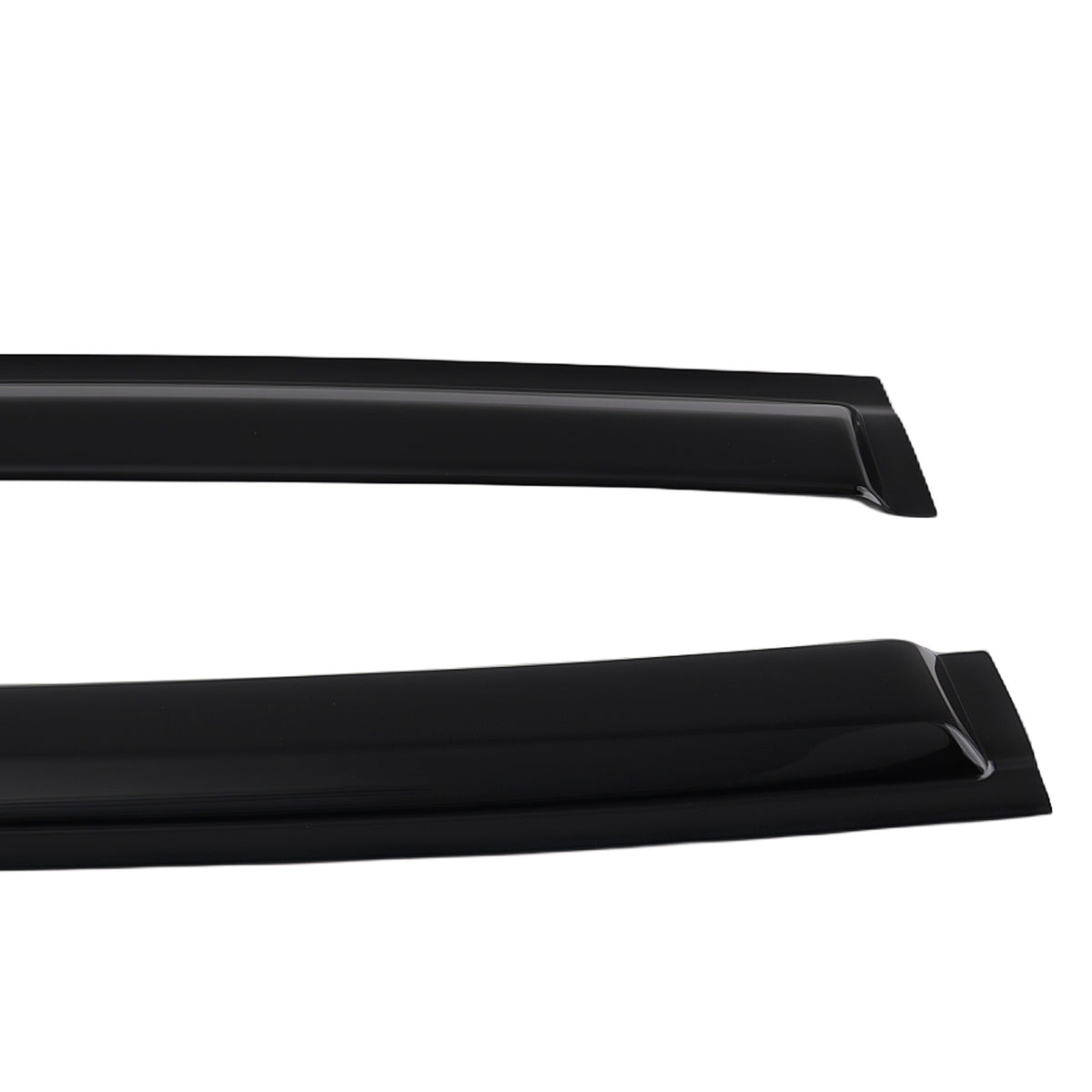 Window Visors Sun Rain Guards Deflector compatible For Honda Accord 2018-2022 4Dr Black