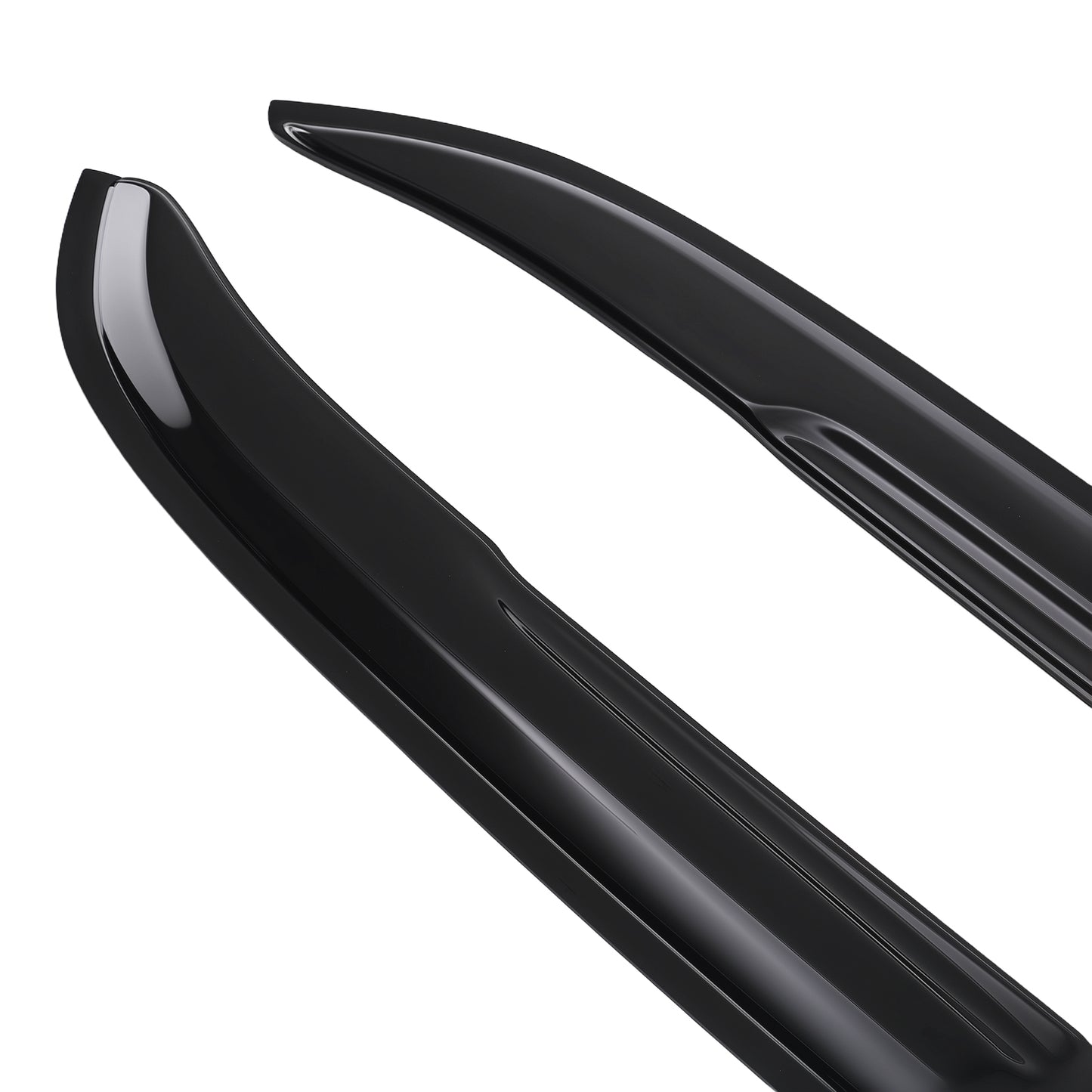 4xWindow Visor Guard Window Set compatible For Honda Accord 1998-2002 Black Outside Mount