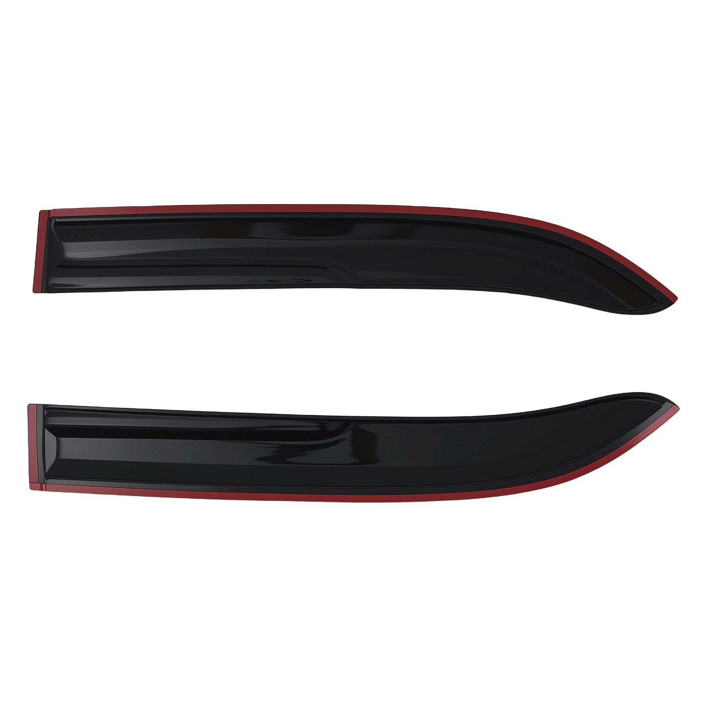 4xWindow Visor Guard Window Set compatible For Honda Accord 1998-2002 Black Outside Mount