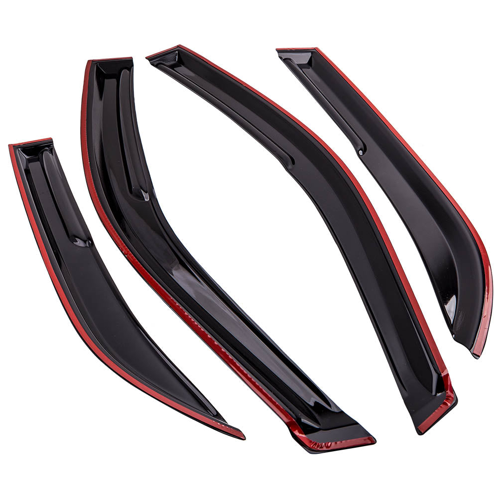 4 Pcs Smoke Window Visor Sun Rain Guard compatible For Vent Shade compatible For Toyota Corolla 2009-2013