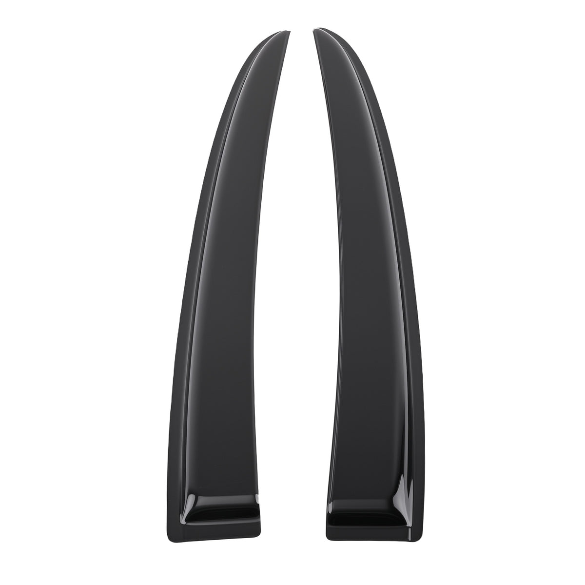 4pc Window Rain Guards Wind Deflector Set compatible For Dodge Charger 11-23 Outside Mount