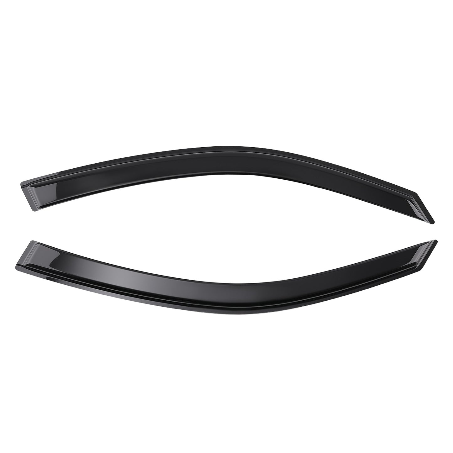 4pc Window Rain Guards Wind Deflector Set compatible For Dodge Charger 11-23 Outside Mount