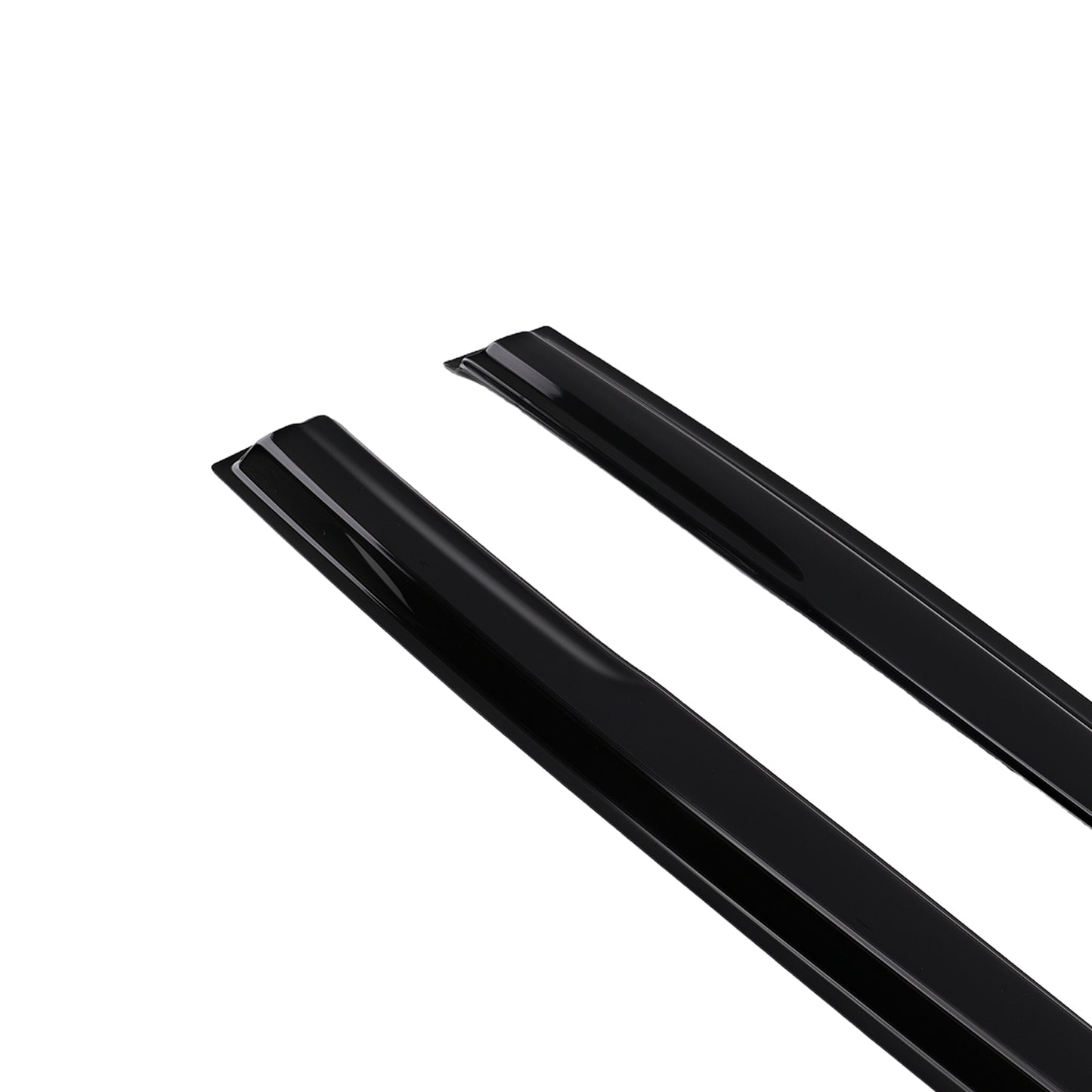 4pc Window Visors Wind Rain Deflector Guards compatible For Ford Escape 2013-2019 Black Set