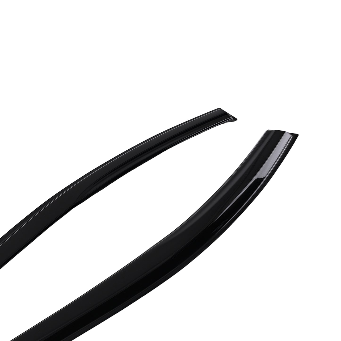 4pc Window Visors Wind Rain Deflector Guards compatible For Ford Escape 2013-2019 Black Set