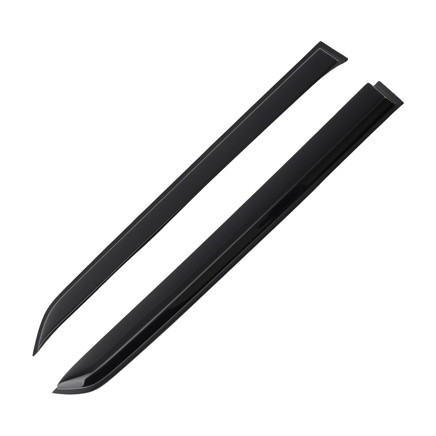 4pc Window Rain Guards Wind Deflectors compatible For Ford Explorer 2020-2024 Black Tinted