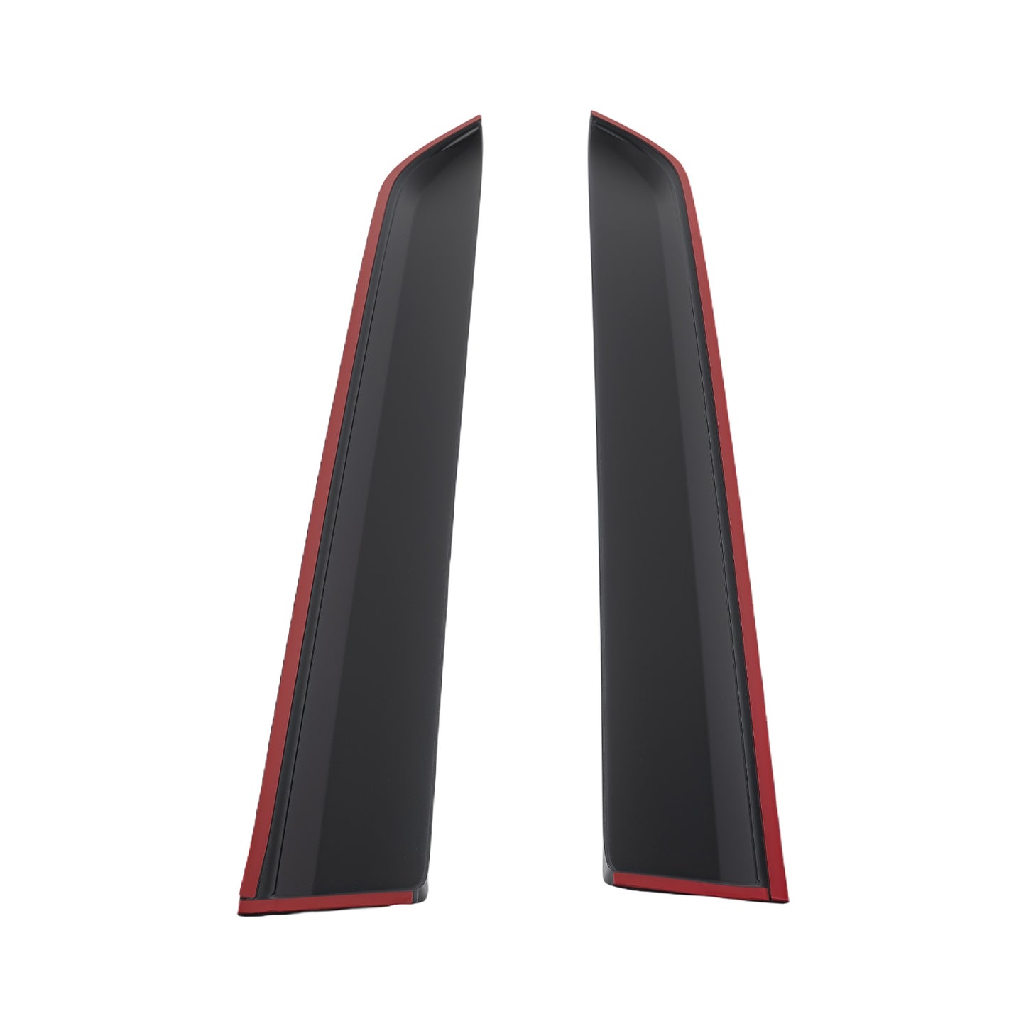 4pc Window Rain Guards Wind Deflectors compatible For Ford Explorer 2020-2024 Black Tinted