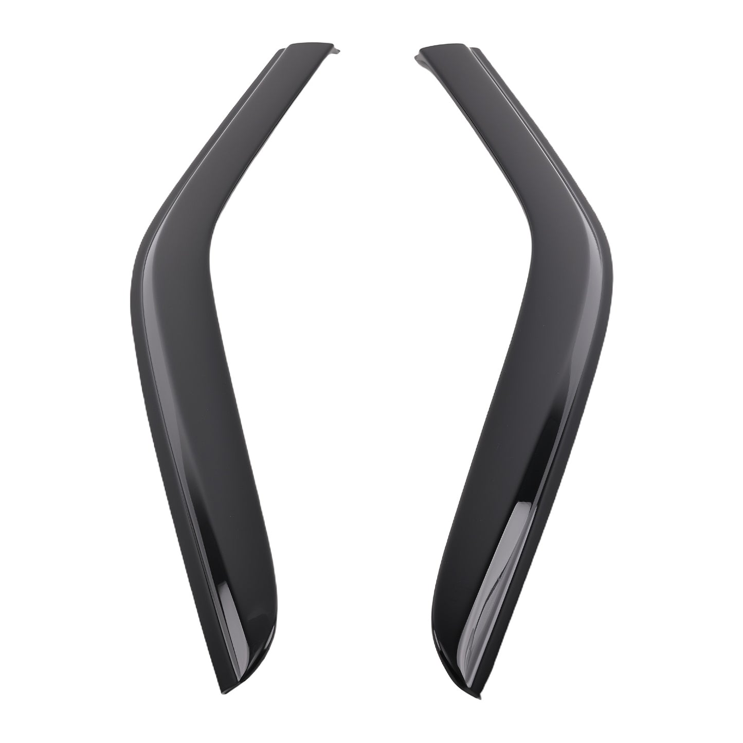 4pc Window Rain Guards Wind Deflectors compatible For Ford Explorer 2020-2024 Black Tinted