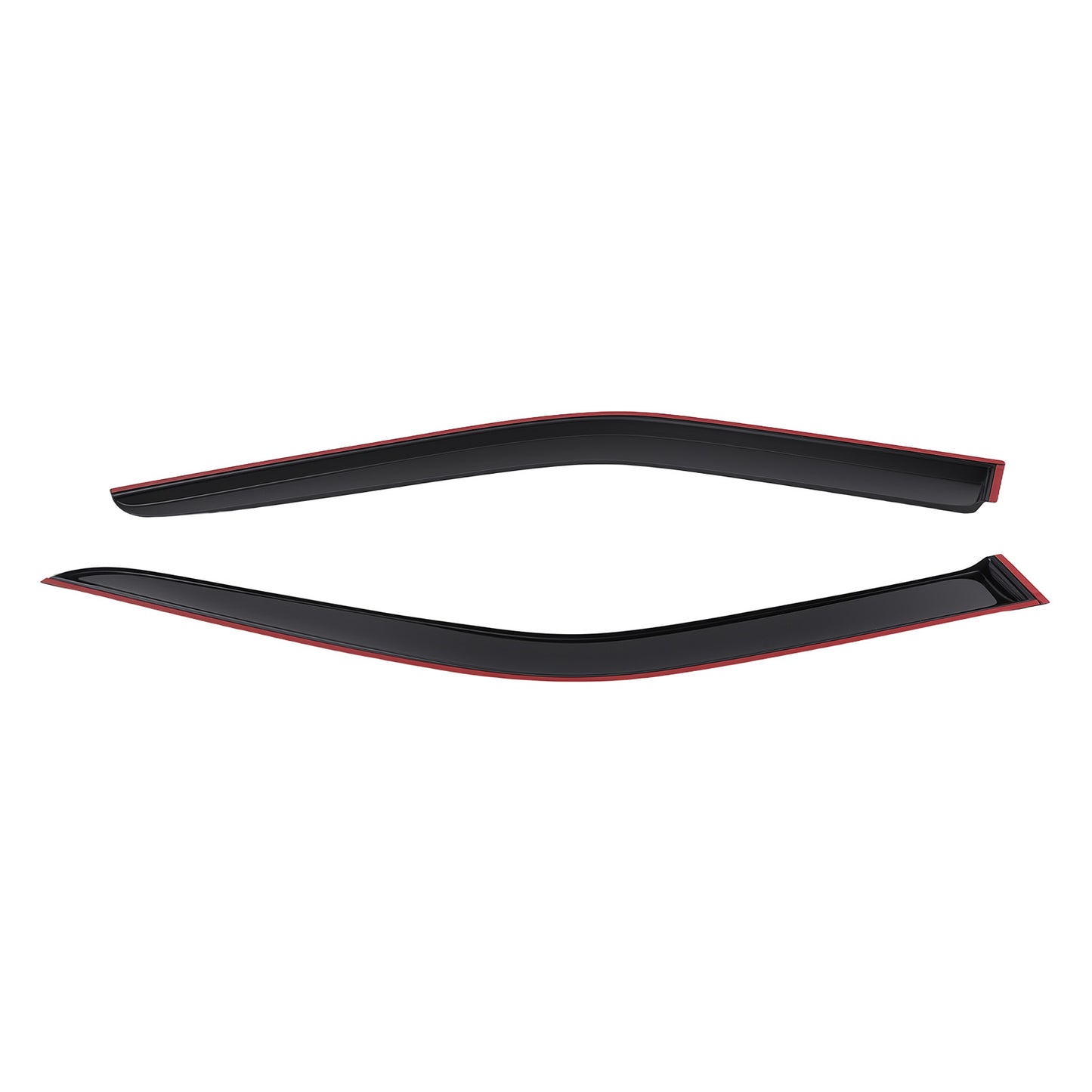 4pc Window Rain Guards Wind Deflectors compatible For Ford Explorer 2020-2024 Black Tinted