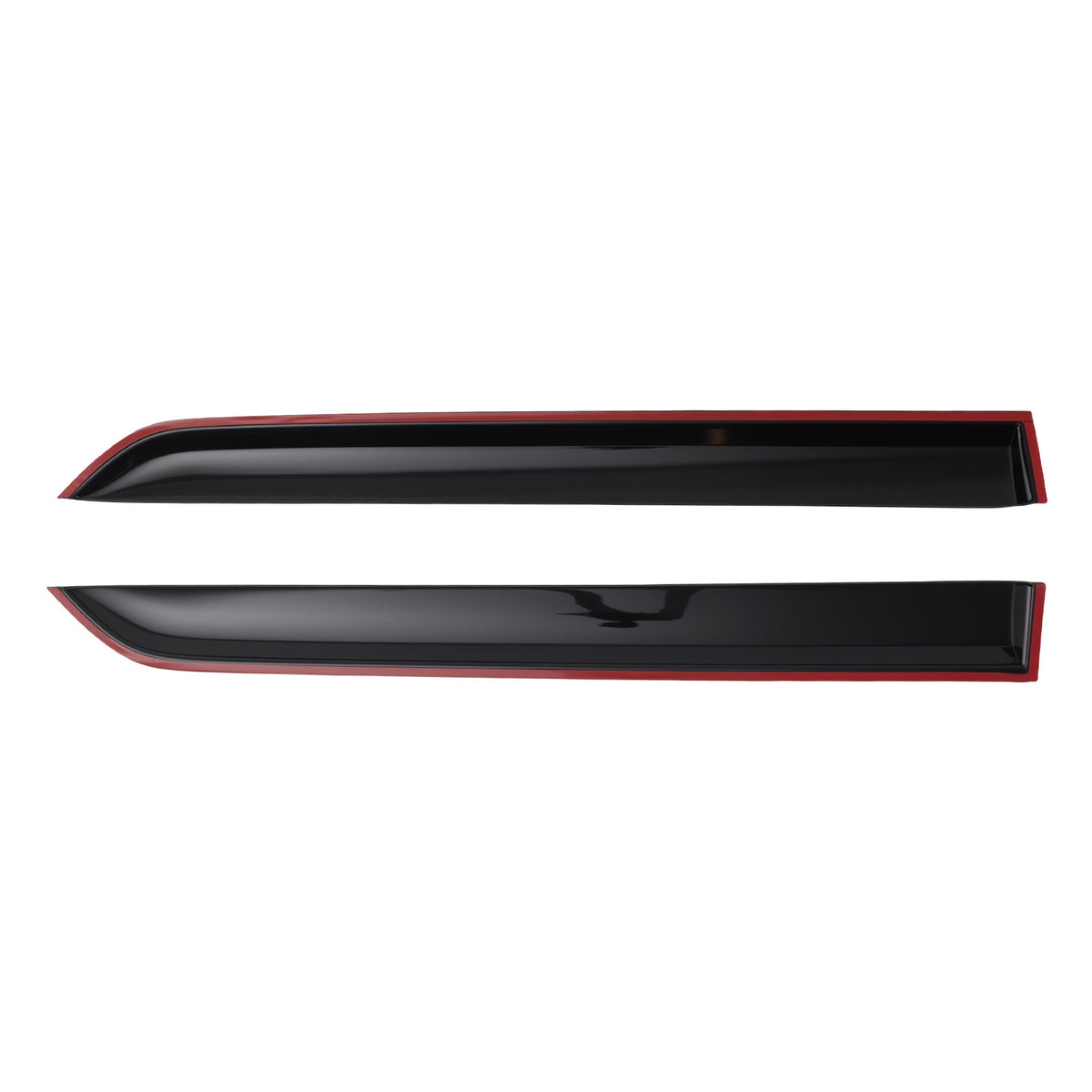 4pc Window Rain Guards Wind Deflectors compatible For Ford Explorer 2020-2024 Black Tinted