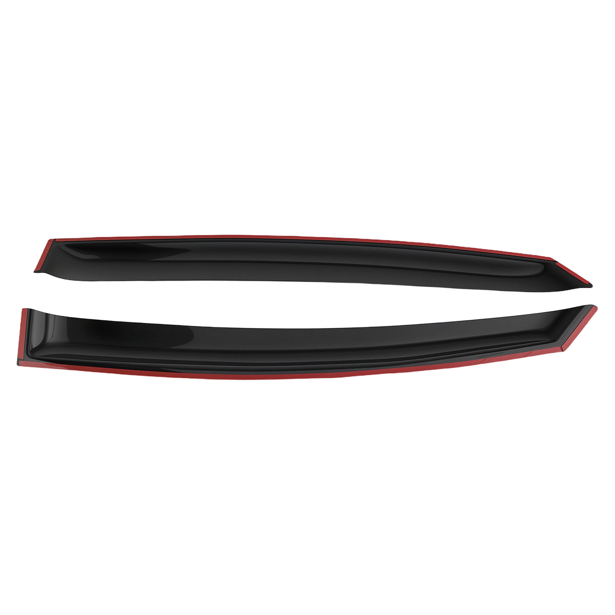 4pc Side Window Deflectors Set compatible For Hyundai Accent Sedan 18-22 Black Rain Guards