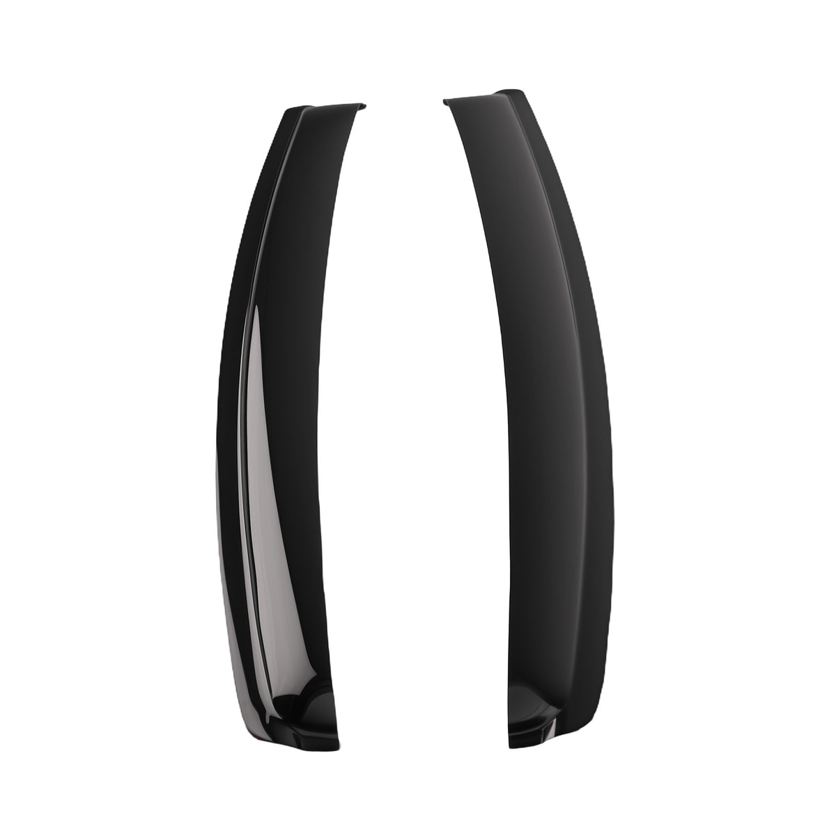 4Pcs Rain Deflectors Visors compatible For Honda HR-V 2016-2022 Outside Mount Black Tinted