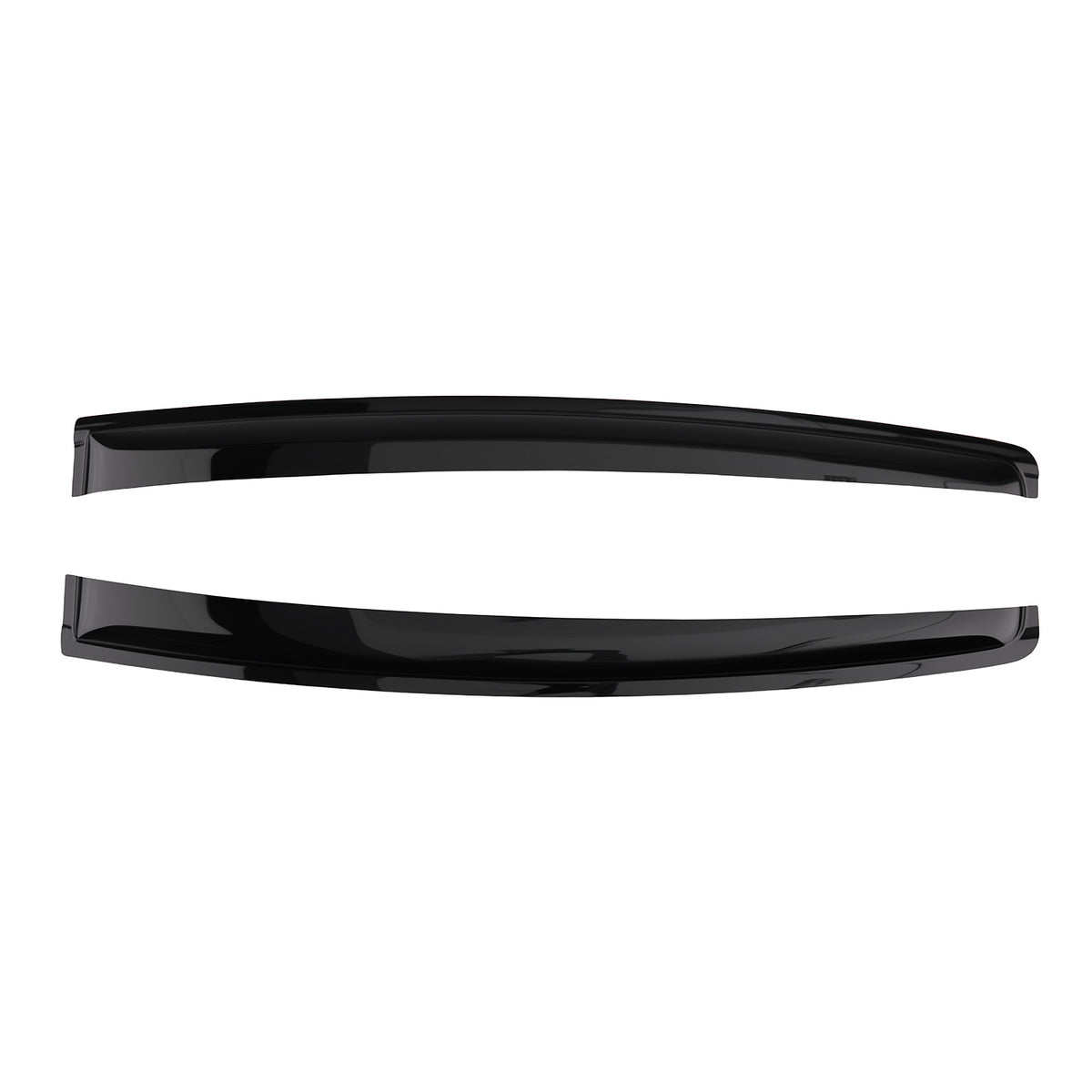 4Pcs Rain Deflectors Visors compatible For Honda HR-V 2016-2022 Outside Mount Black Tinted